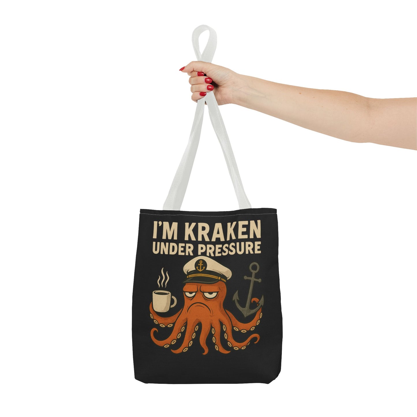 Stressed Octopus Tote Bag Nautical Bag Beach Tote Ocean Reusable Bag Seaside