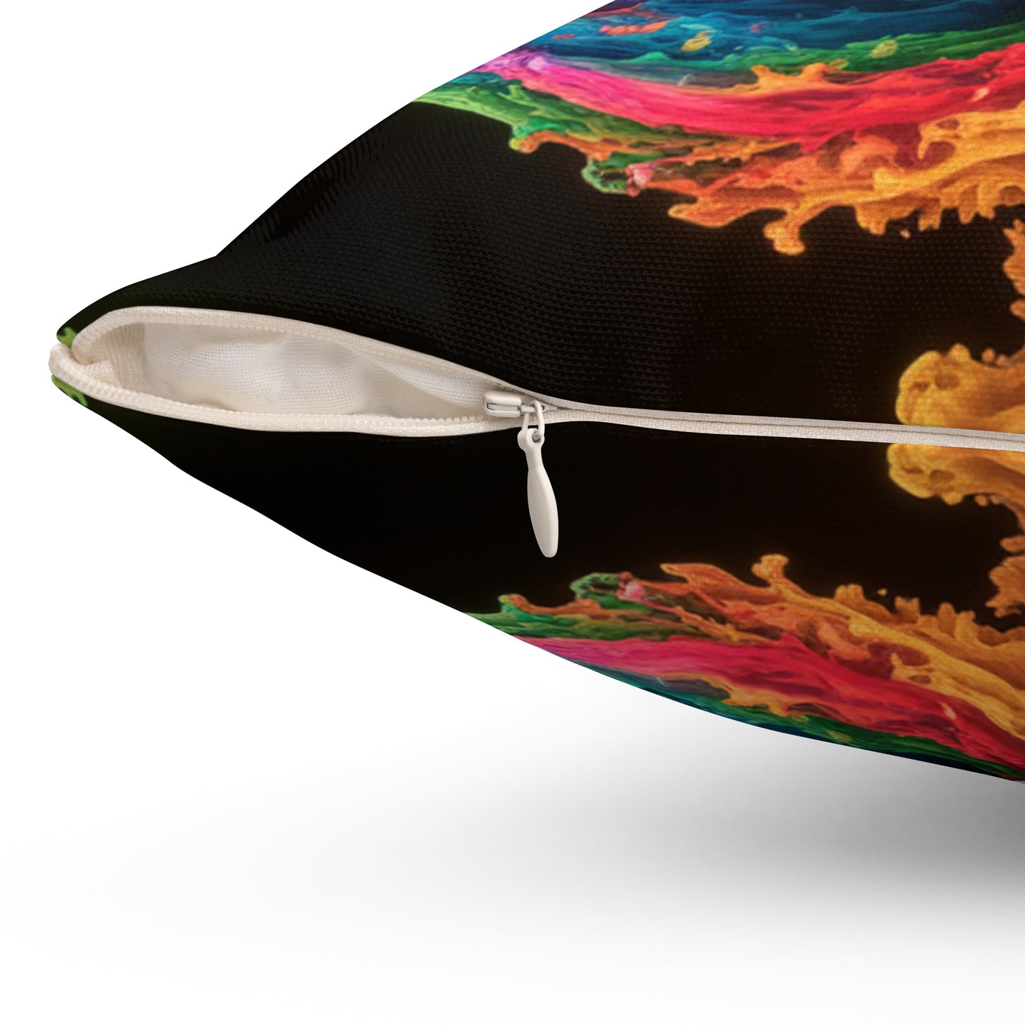 Colorful Swirl Pillow