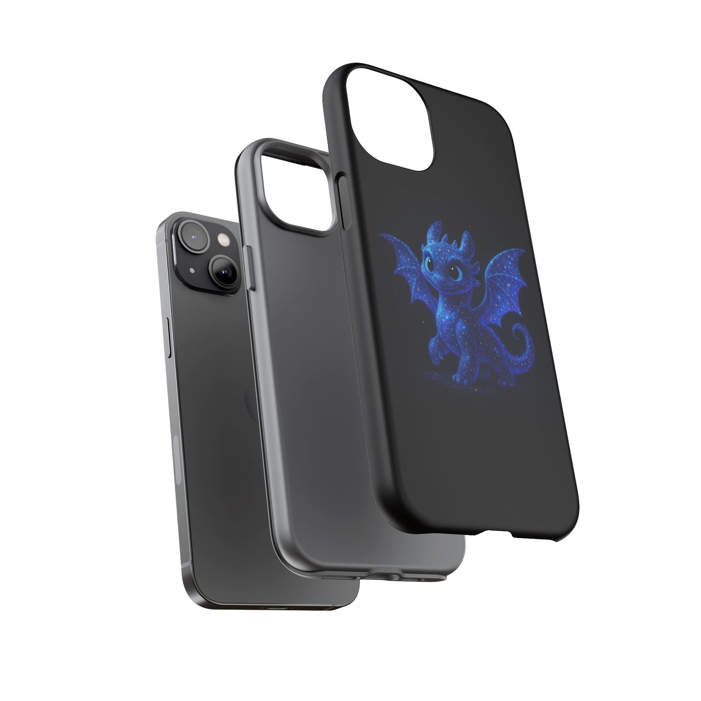Galaxy Dragon iPhone Case - Cute Fantasy Star Phone Cover for iPhone Phones | Gift for Dragon Lover | Cosmic Creature Art