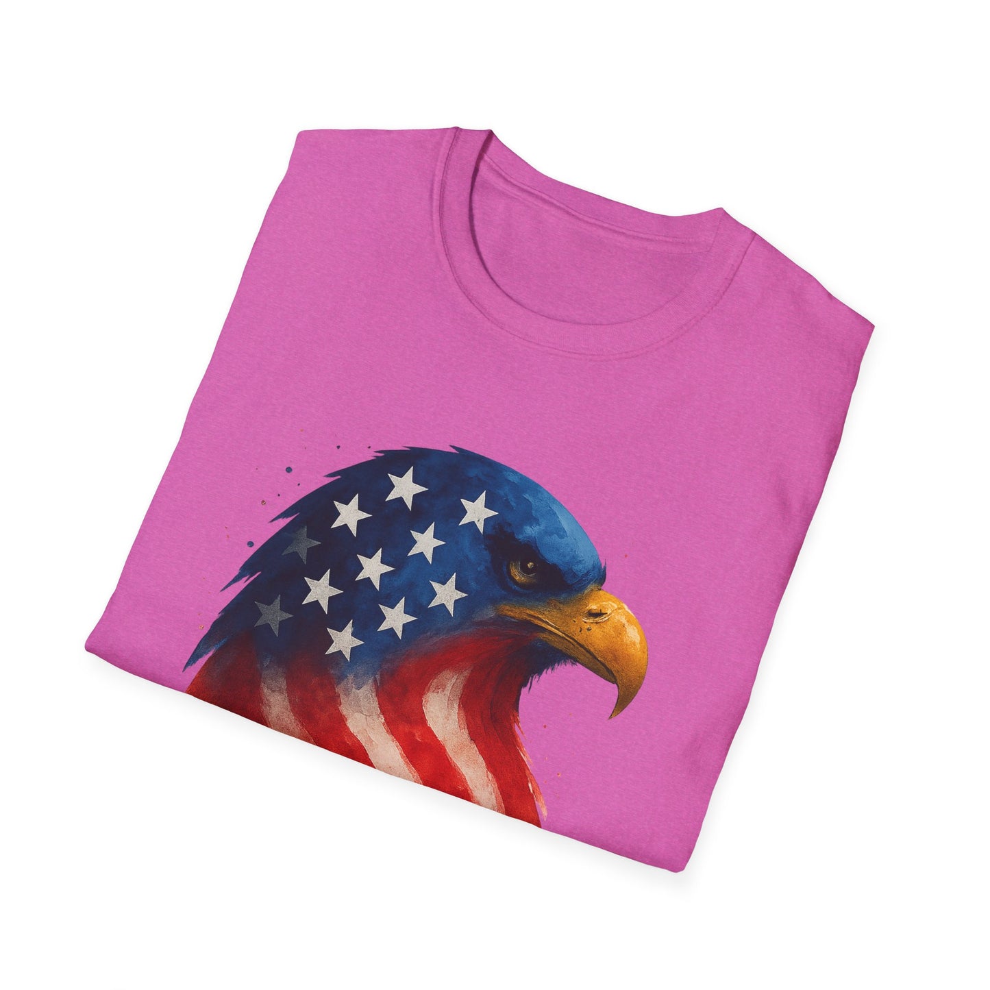 American Flag Eagle Shirt - 4th of July Patriotic Tee - USA Freedom T-Shirt - Independence Day Shirt - Bald Eagle Graphic Tee