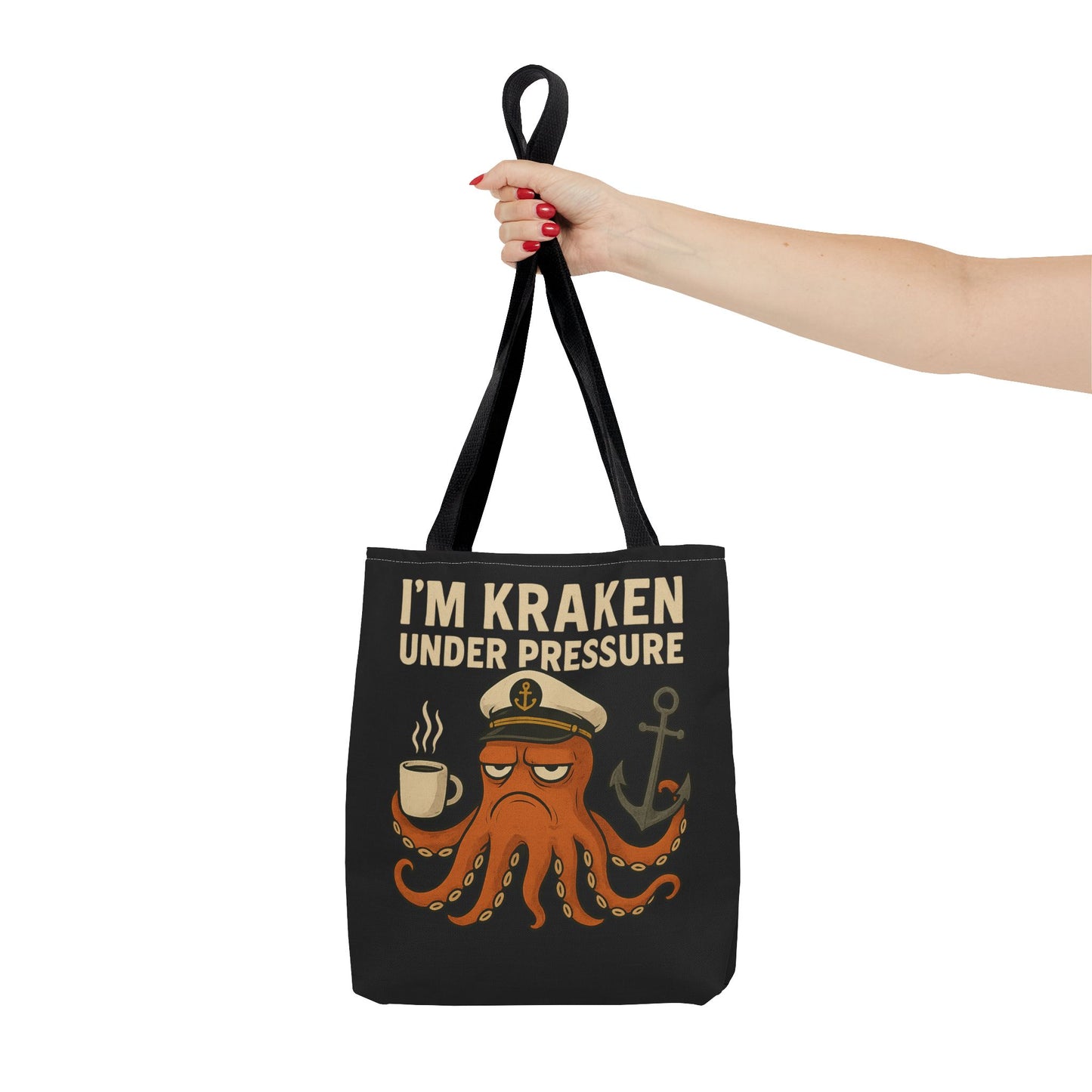 Stressed Octopus Tote Bag Nautical Bag Beach Tote Ocean Reusable Bag Seaside