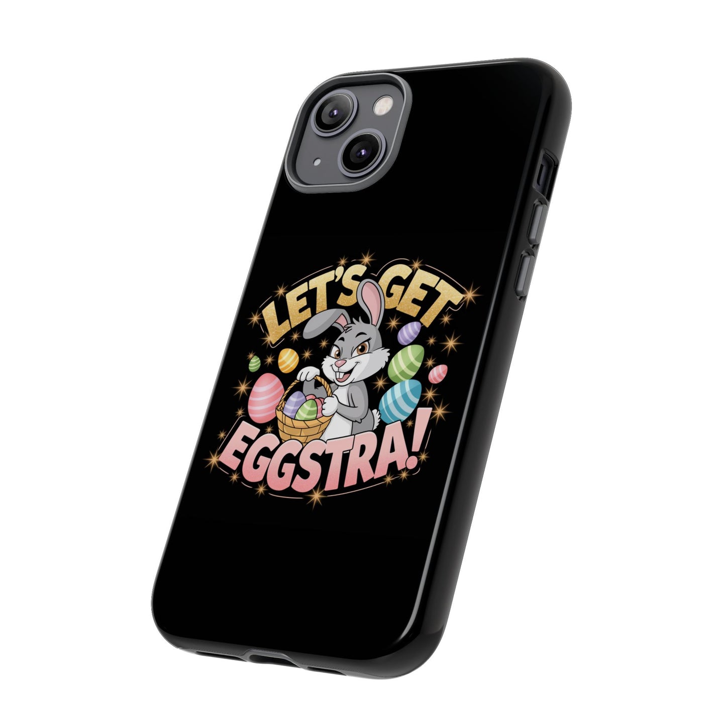iPhone Case Easter Bunny 'Let's Get Eggstra Phone Case Easter iPhone Case