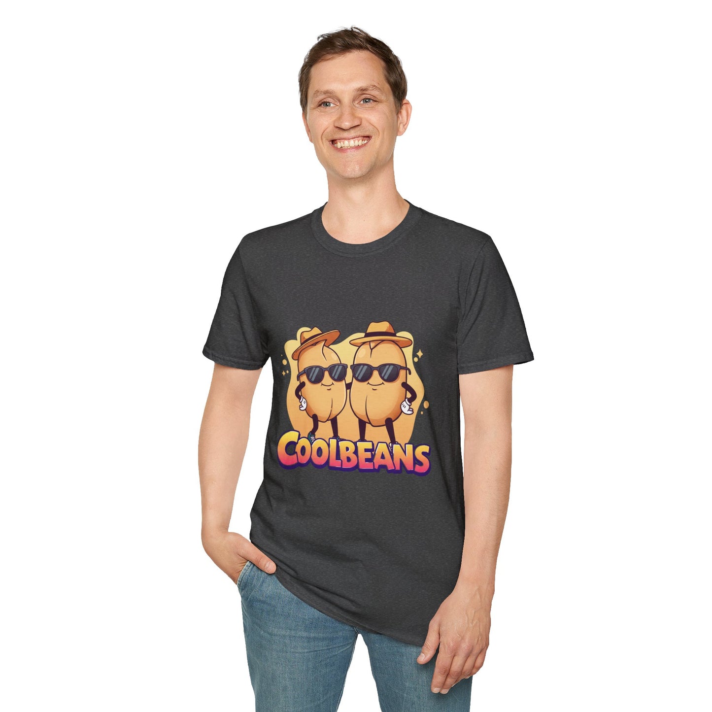 Cool Beans T-Shirt - Two Cooler-Than-Cool Beans With Sunglasses, Quirky Food-Pun Gift Tee for Him, Her or Besties - Perfect Humor and Style