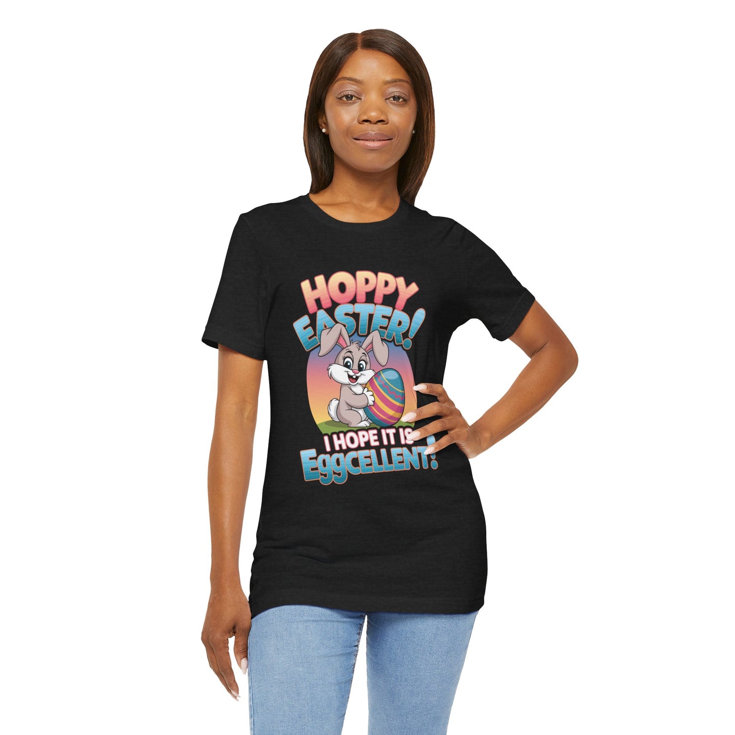Happy Easter Unisex Tee Easter Shirt Easter Bunny T Shirt Easter Apparel Easter Bunny Outfit