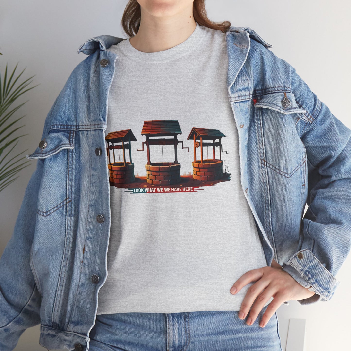 Funny “Well Well Well” T-Shirt • Pun Graphic Tee with Wishing Wells • Retro Vintage Humor Shirt • Gift for Pun Lovers & Joke Fans
