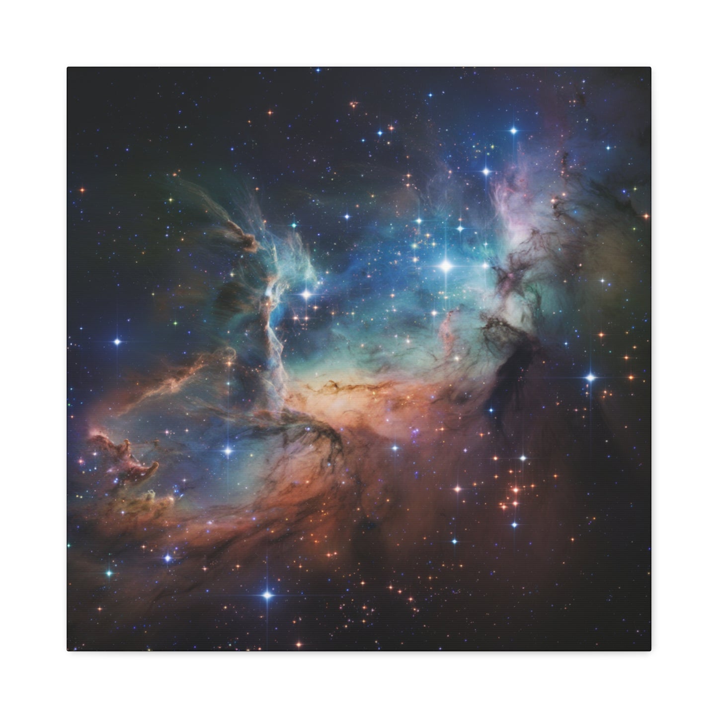 Cosmic Art Canvas Nebula Wall Decor Space Art Galactic Home Decor Modern Art Office Decor