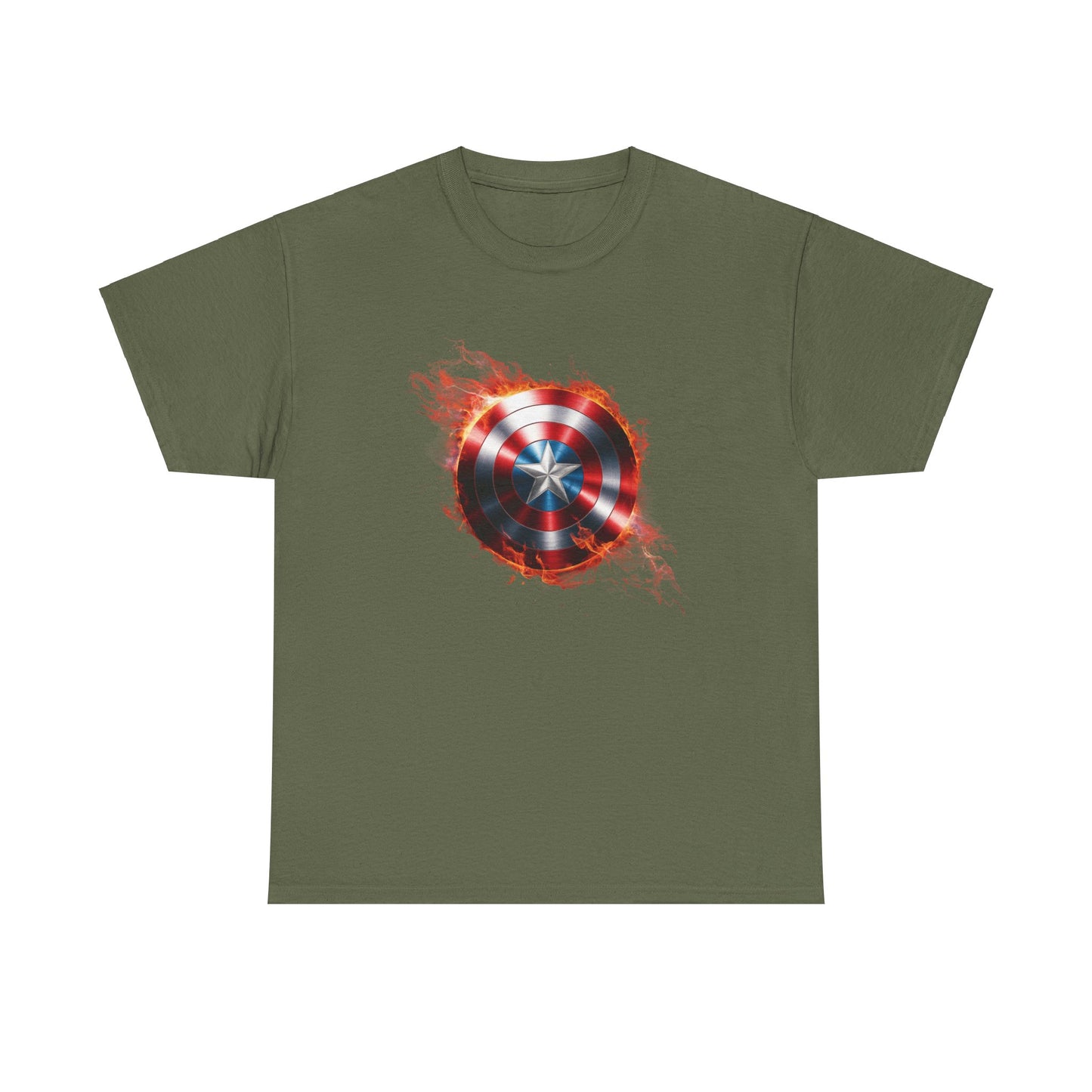 Captain America Flame Tee