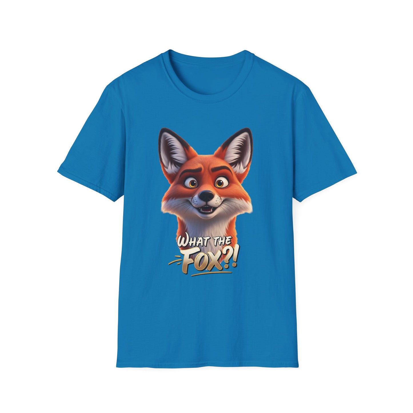What The Fox T-Shirt, Funny Fox Graphic Tee, Animal Lover Shirt, Cute Pun Gift, Woodland Animal Top, Fun Casual Shirt For Men And Women