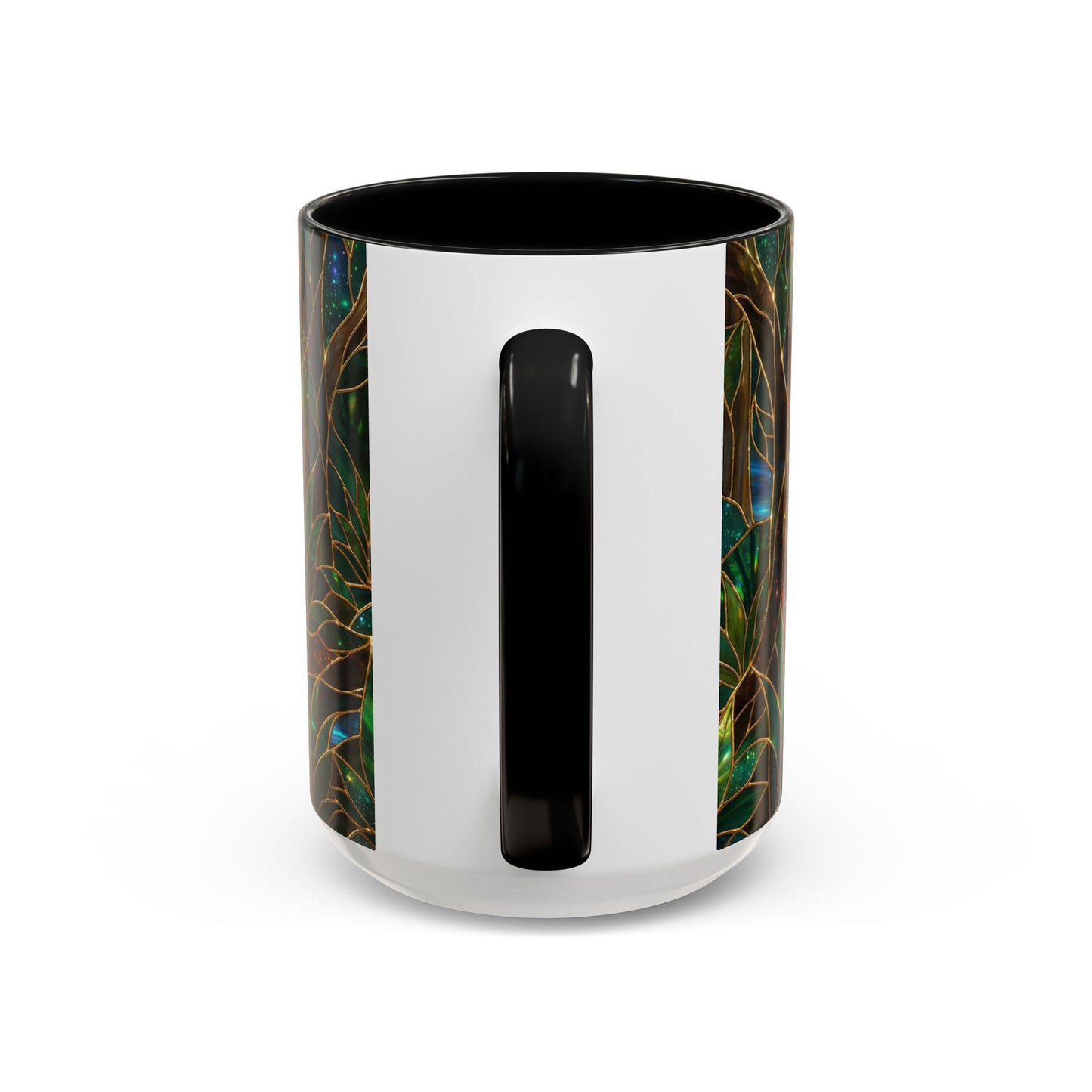 Stained Glass Tiger Mug, Tiger Coffee Cup, Wildlife Art Mug, Jungle Tiger Gift, Animal Lover Mug, Nature Inspired Coffee Cup