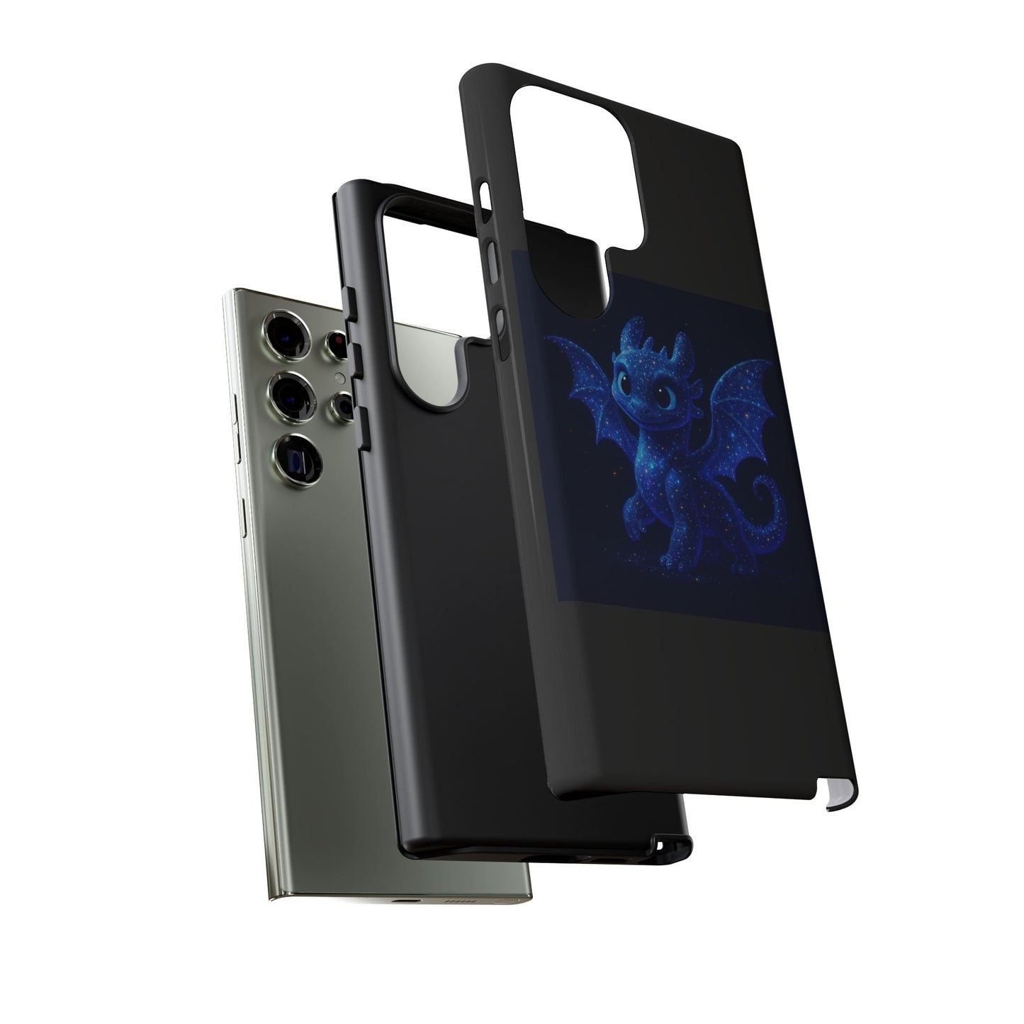 Galaxy Dragon Samsung Case - Fantasy Starry Night Art for Galaxy Phone | Cute Cosmic Dragon Phone Cover Gift for Her or Him