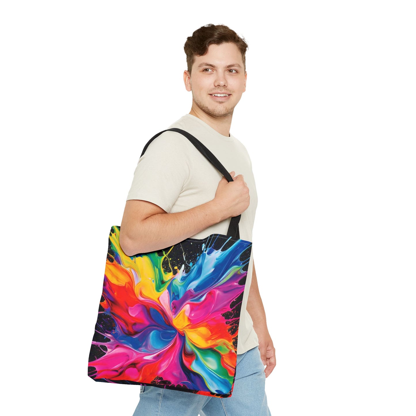 Vibrant Splash Tote Bag