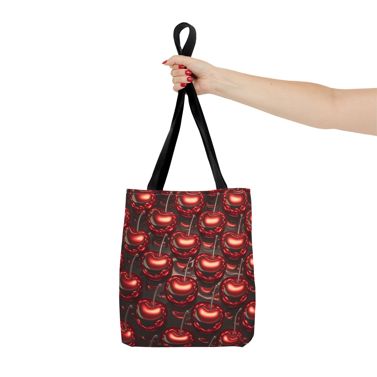 Cherry Tile Tote Bag