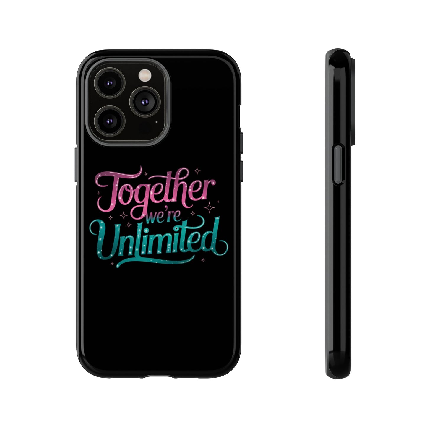 iPhone Case with Musical Quote Together We're Unlimited Musical Phone Case