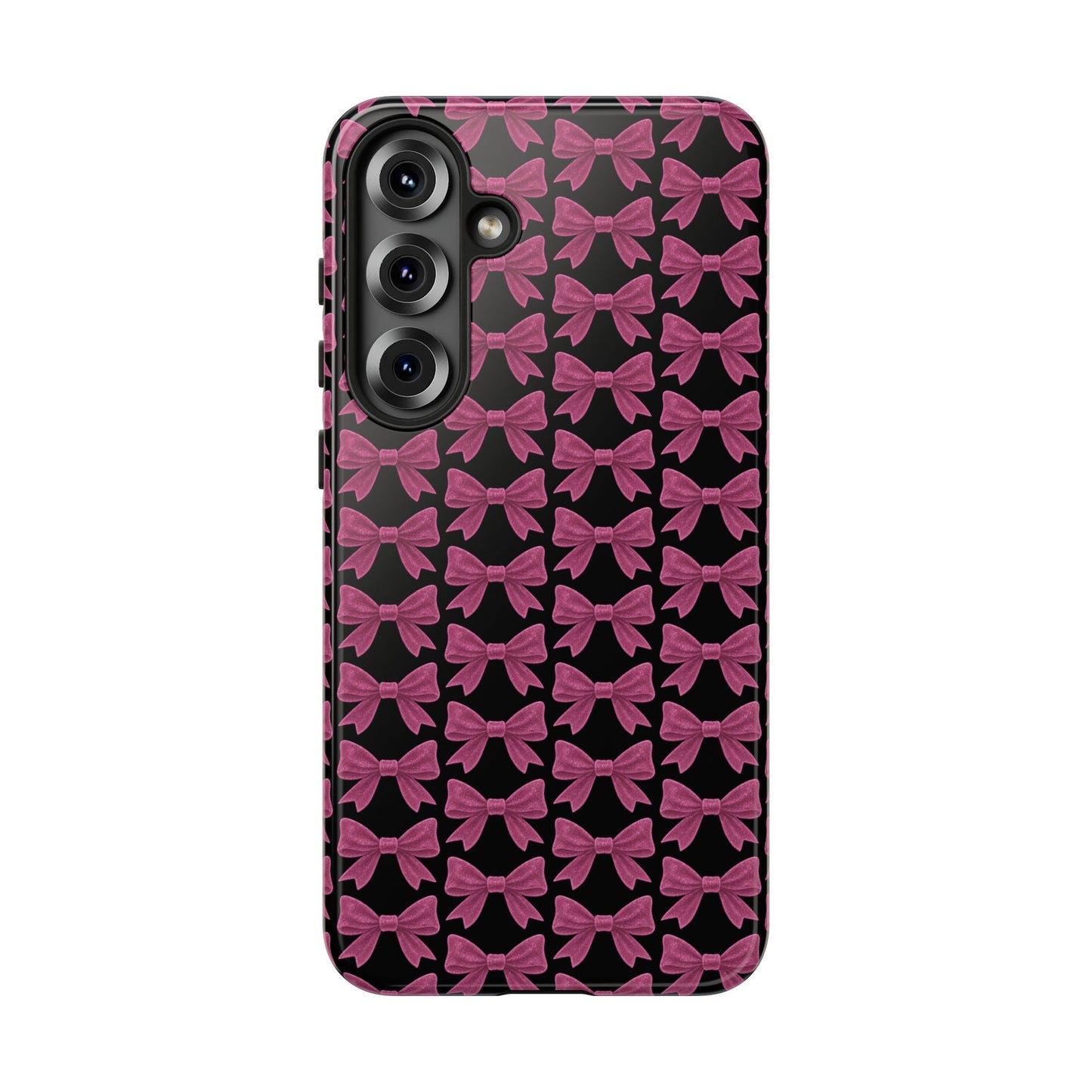 Pink Bow Samsung Case Coquette Aesthetic Phone Cover Cute Girly Phone Case Glossy Y2K Accessory Kawaii Samsung Case Gift