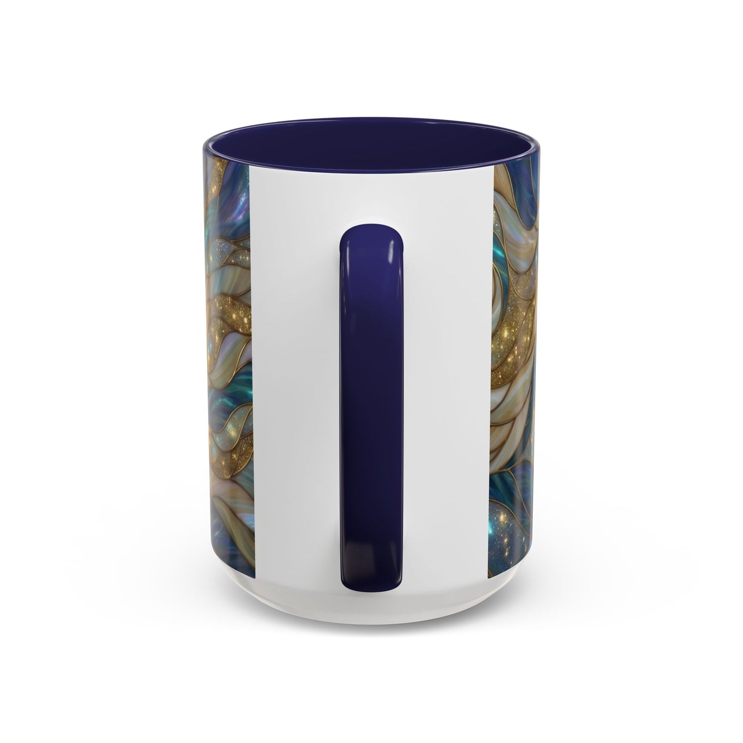 Stained Glass Eagle Mug, Bald Eagle Coffee Mug, Patriotic Eagle Cup, Wildlife Art Mug, Freedom Bird Mug, Nature Art Gift