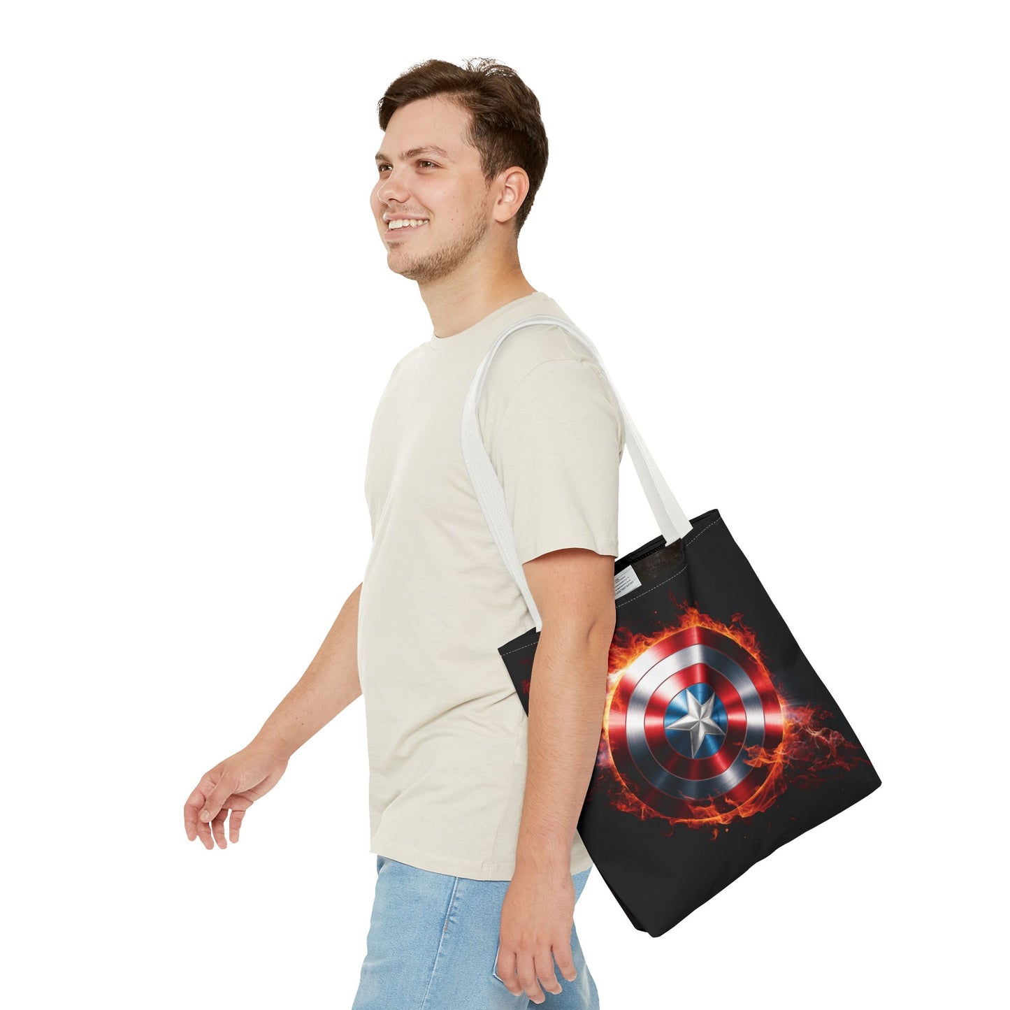 Captain America Shield Tote Bag