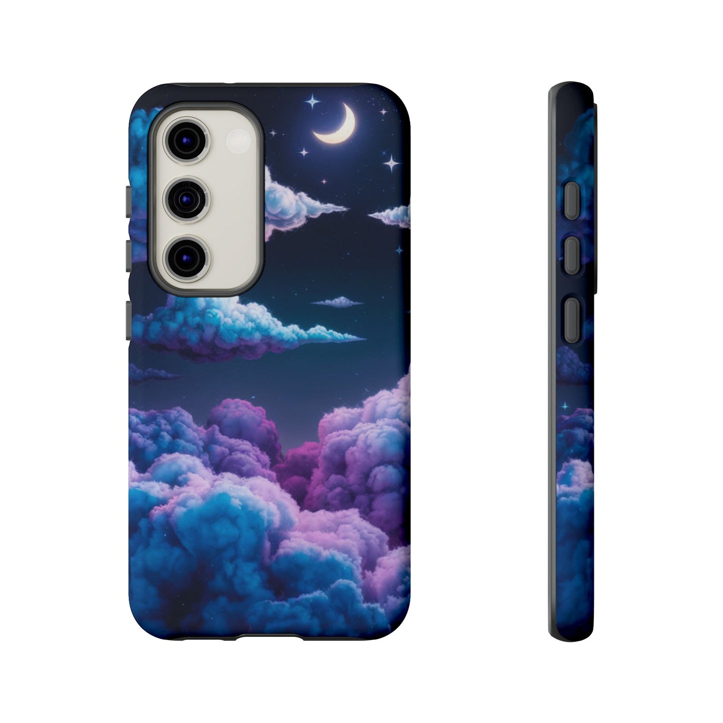 Dreamy Clouds & Moon Tough Samsung Galaxy Case