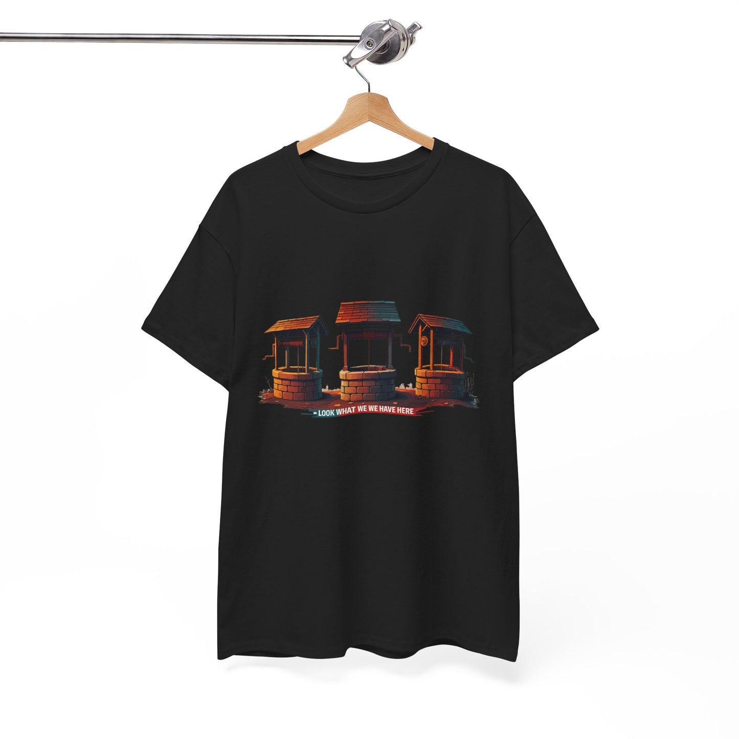 Funny “Well Well Well” T-Shirt • Pun Graphic Tee with Wishing Wells • Retro Vintage Humor Shirt • Gift for Pun Lovers & Joke Fans