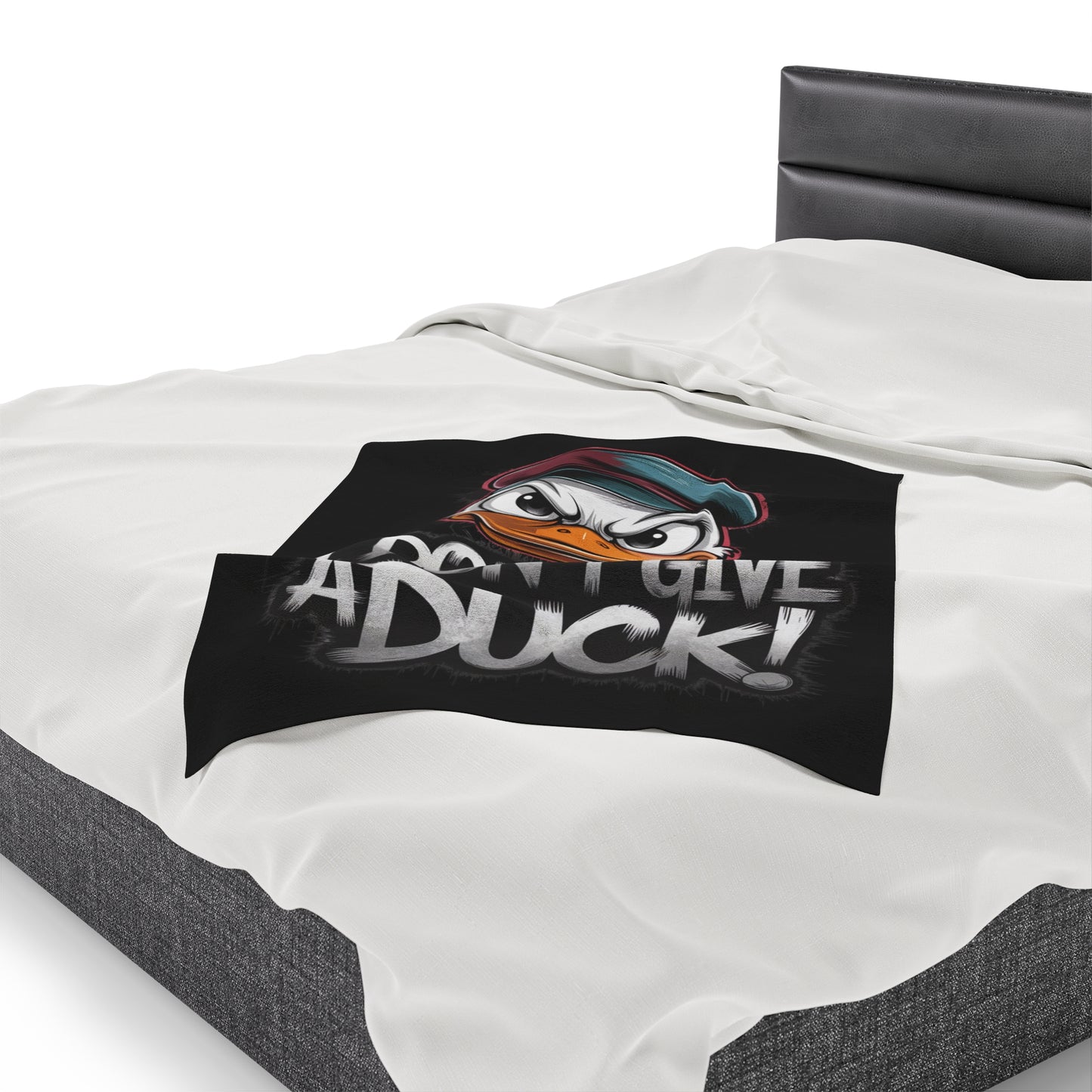 I Don't Give a Duck Angry Duck Blanket
