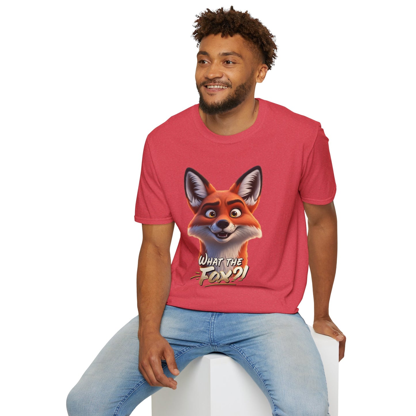 What The Fox T-Shirt, Funny Fox Graphic Tee, Animal Lover Shirt, Cute Pun Gift, Woodland Animal Top, Fun Casual Shirt For Men And Women
