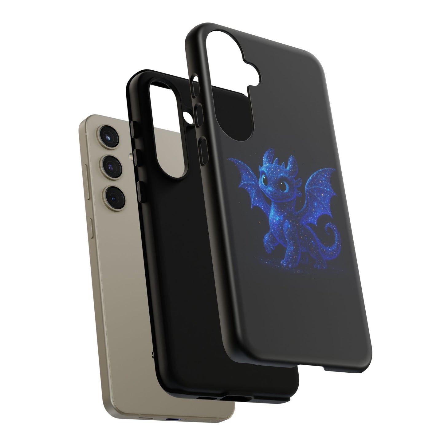 Galaxy Dragon Samsung Case - Fantasy Starry Night Art for Galaxy Phone | Cute Cosmic Dragon Phone Cover Gift for Her or Him