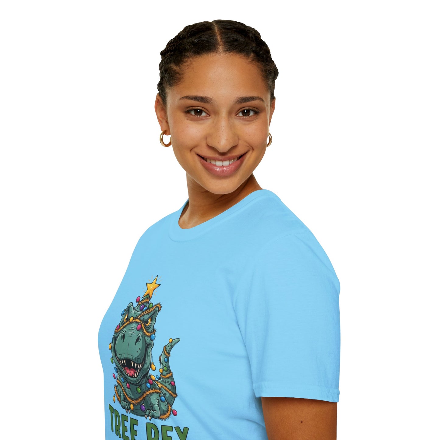 Tree Rex T-Shirt, Dinosaur Christmas Tee, Funny Holiday Dino Shirt, Tree Rex Dinosaur Xmas Graphic Tee, Cute Winter Gift Tee