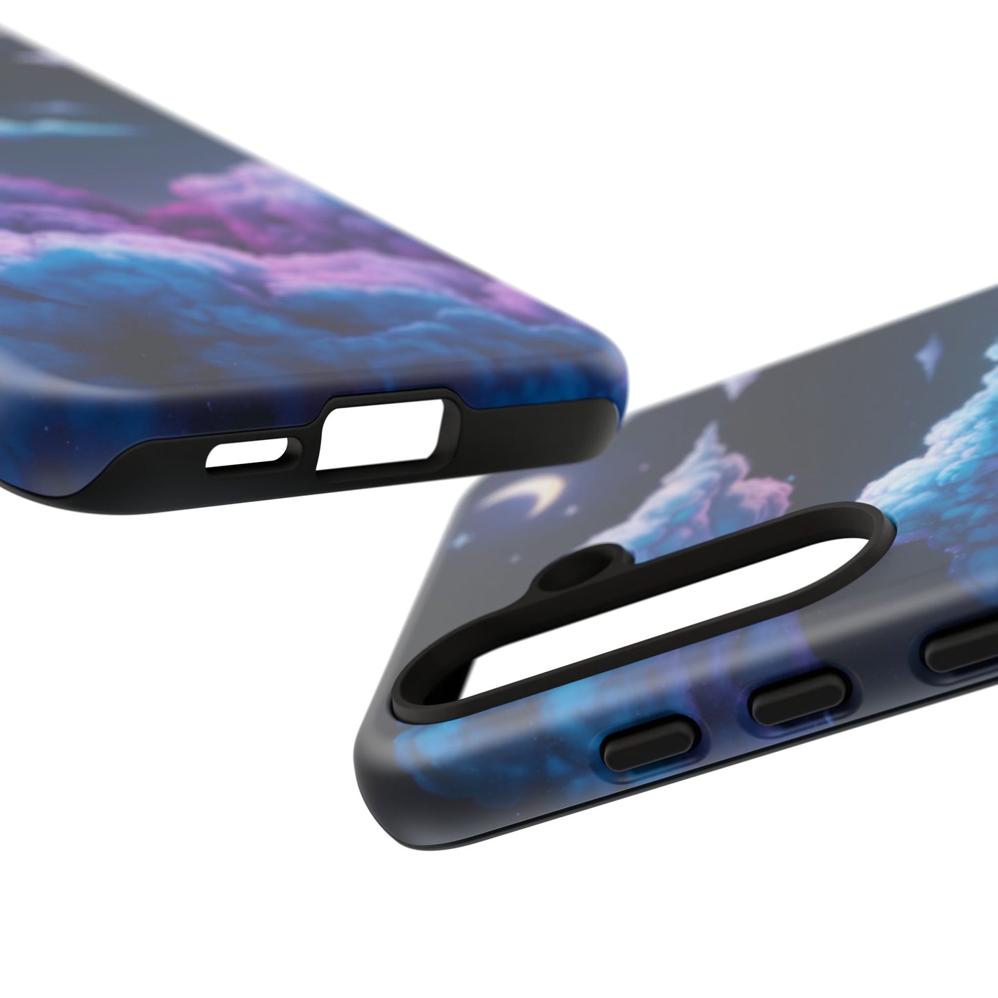 Dreamy Clouds & Moon Tough Samsung Galaxy Case