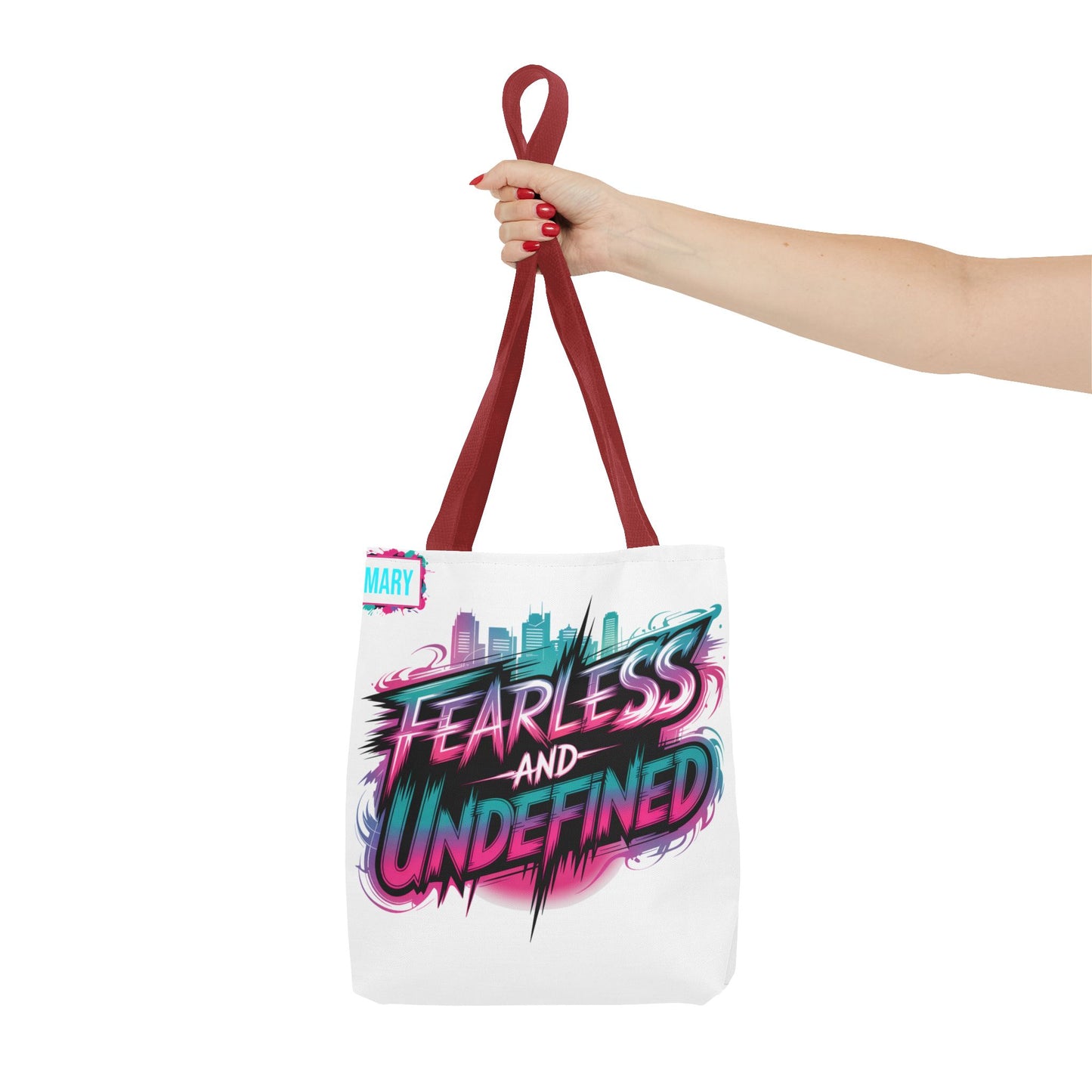 Custom Name Tote Bag | Fearless and Undefined Design | K-Pop Inspired Gift for Fans | Personalized Bold Aesthetic Bag | Trendy Streetwear Tote