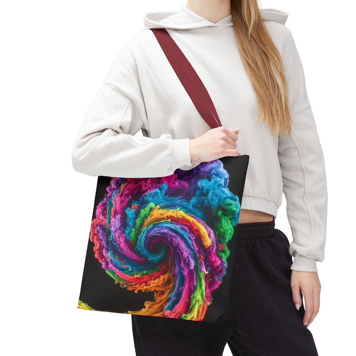 Colorful Swirl Tote Bag