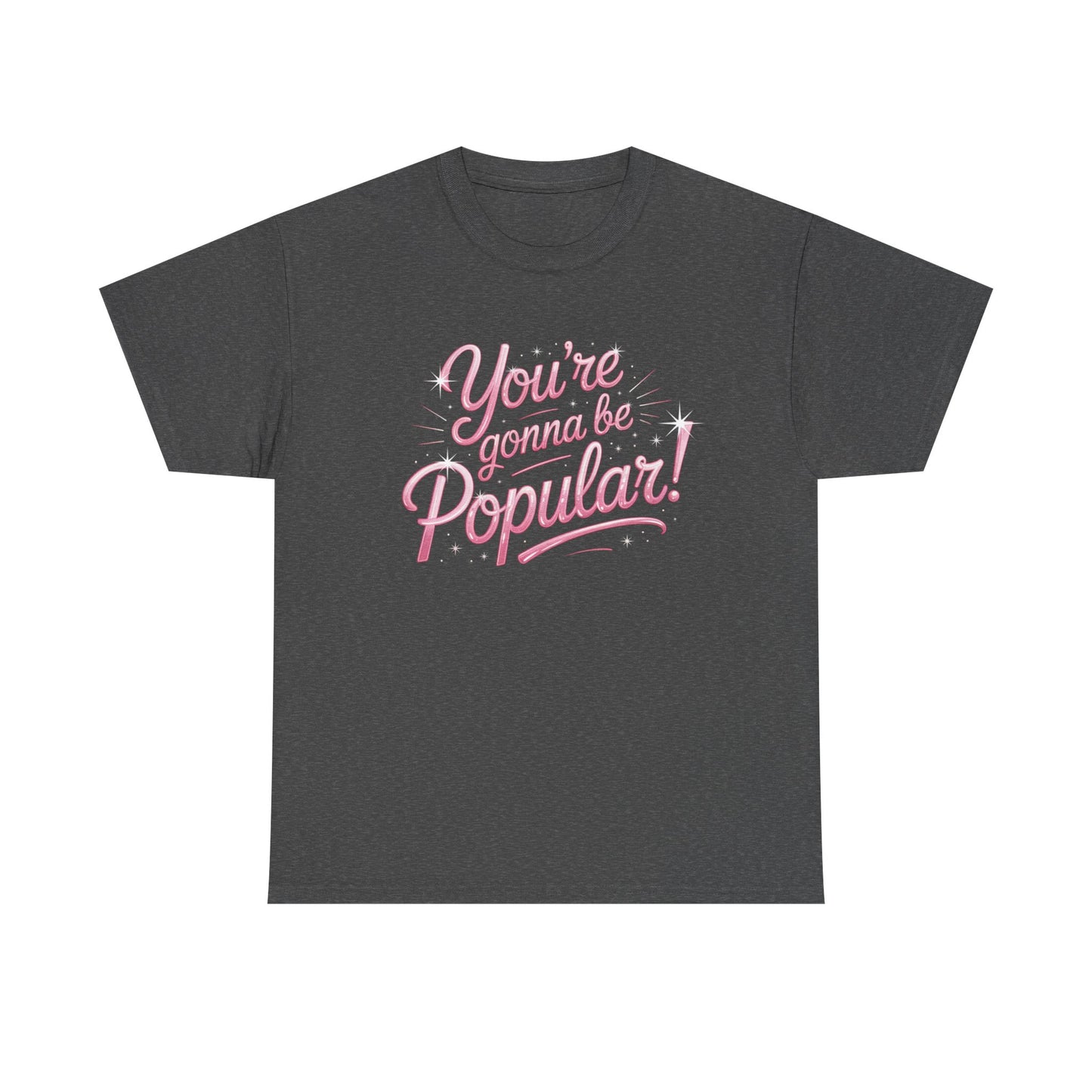 You’re Gonna Be Popular Wicked Musical Tee – Broadway Quote Shirt – Funny Retro Typography T-Shirt for Theatre Fans & Musical Lovers