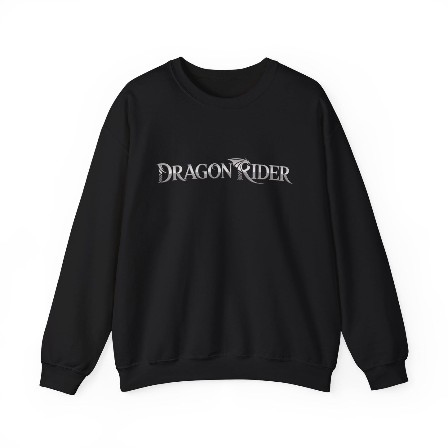 Dragon Rider Sweatshirt | Unisex Fantasy Gamer Crewneck | Nerdy Cozy Mythical Gift | Medieval Dragon Pullover | Geek Cosplay Style