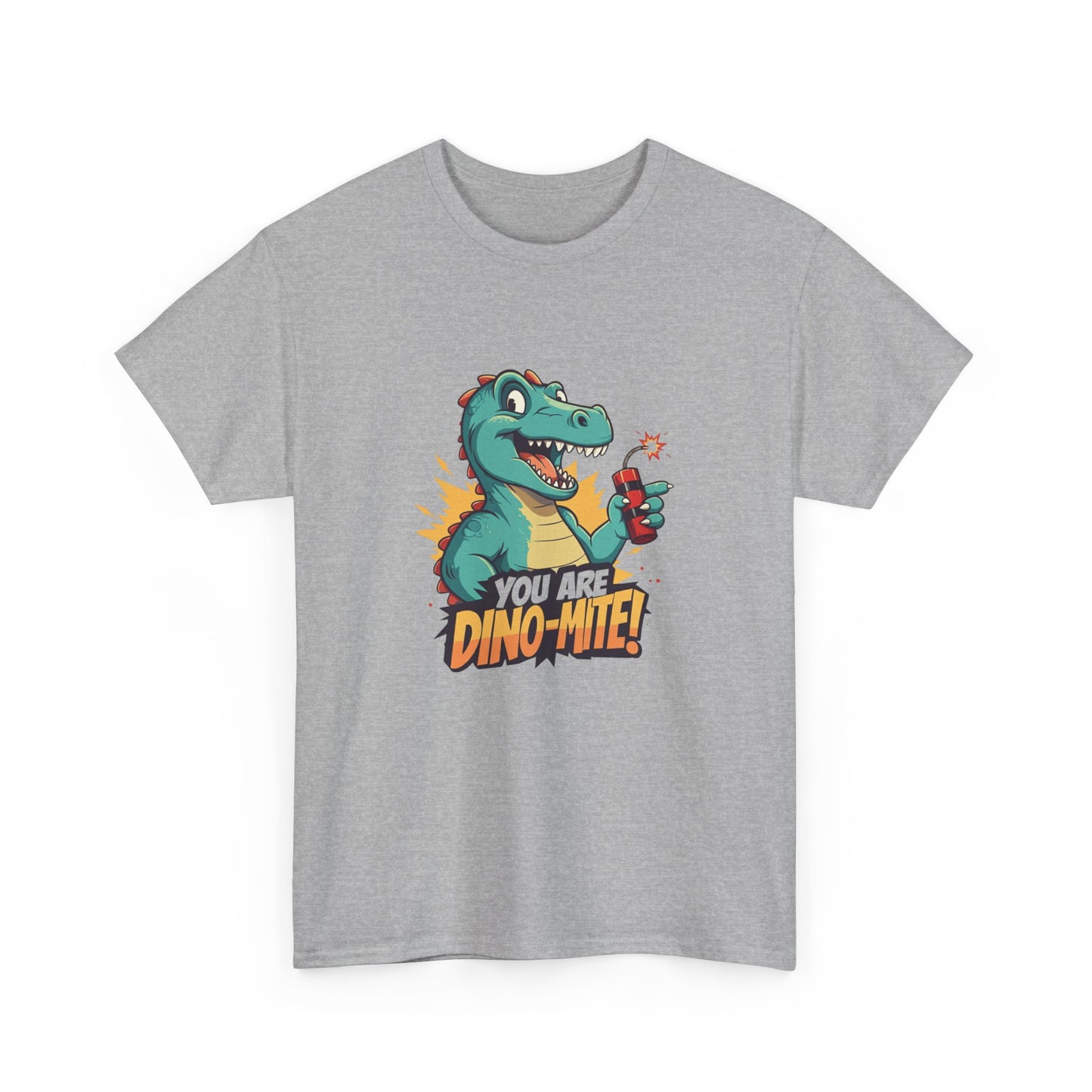 You Are Dino-Mite T-Shirt – Funny Dinosaur Graphic Tee | Cute T-Rex Shirt for Kids & Adults | Unisex Dino Lover Gift | Explosion Design