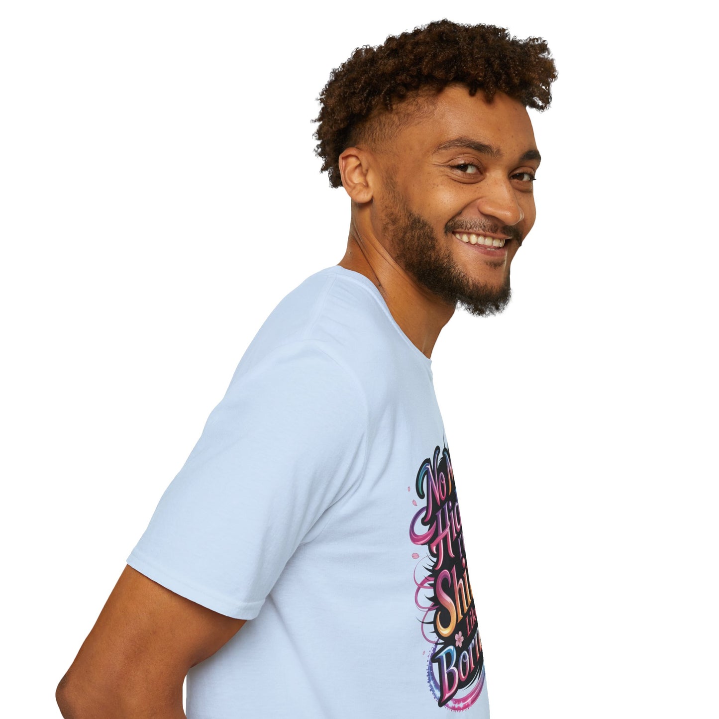 No More Hiding T-Shirt, KPop Anime Inspired Shirt, Motivational Graphic Tee, Shining Born to Be Top, Positive Quote Shirt for Fans and Dreamers