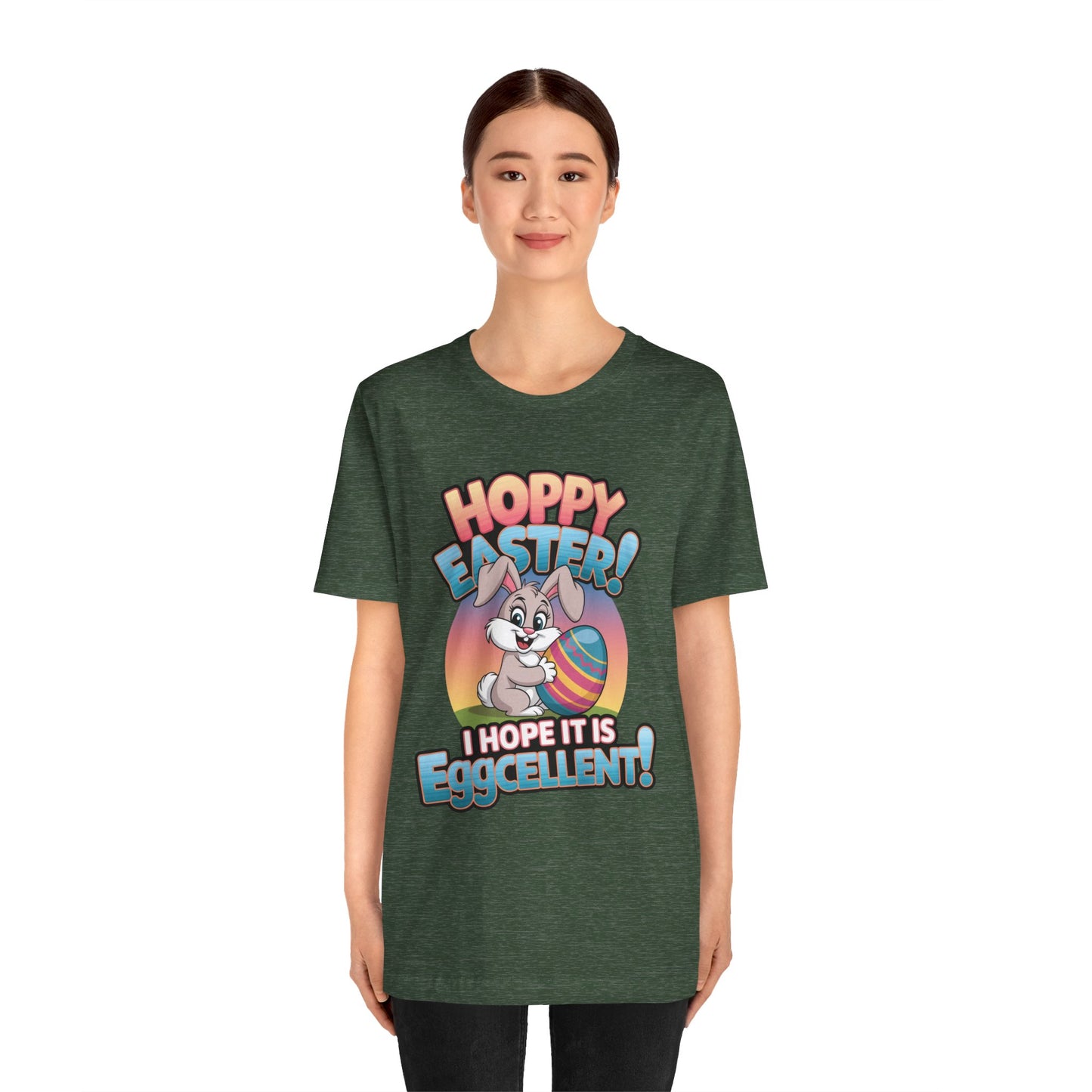 Happy Easter Unisex Tee Easter Shirt Easter Bunny T Shirt Easter Apparel Easter Bunny Outfit