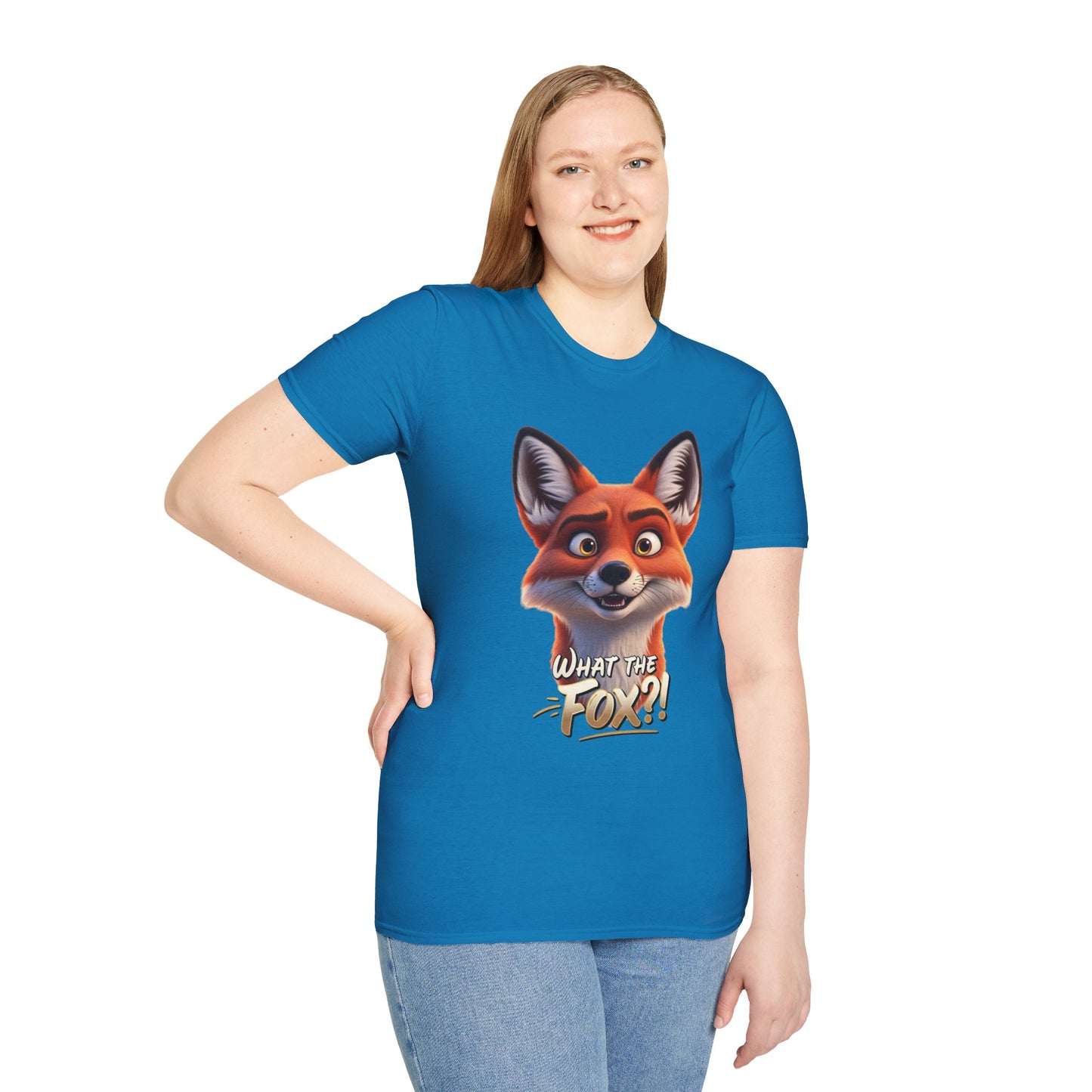 What The Fox T-Shirt, Funny Fox Graphic Tee, Animal Lover Shirt, Cute Pun Gift, Woodland Animal Top, Fun Casual Shirt For Men And Women