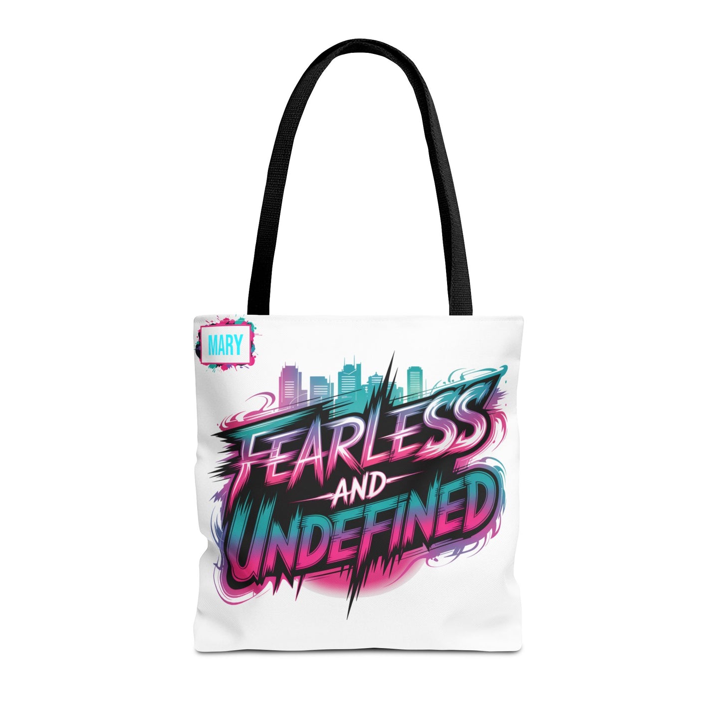 Custom Name Tote Bag | Fearless and Undefined Design | K-Pop Inspired Gift for Fans | Personalized Bold Aesthetic Bag | Trendy Streetwear Tote