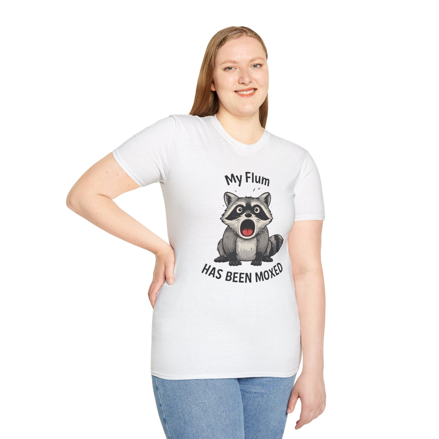 My Flum Has Been Moxed Shirt, Funny Raccoon T Shirt, Flummoxed Word Play Tee, Cute Shocked Raccoon Graphic Tee, Sarcastic Humor Shirt Gift
