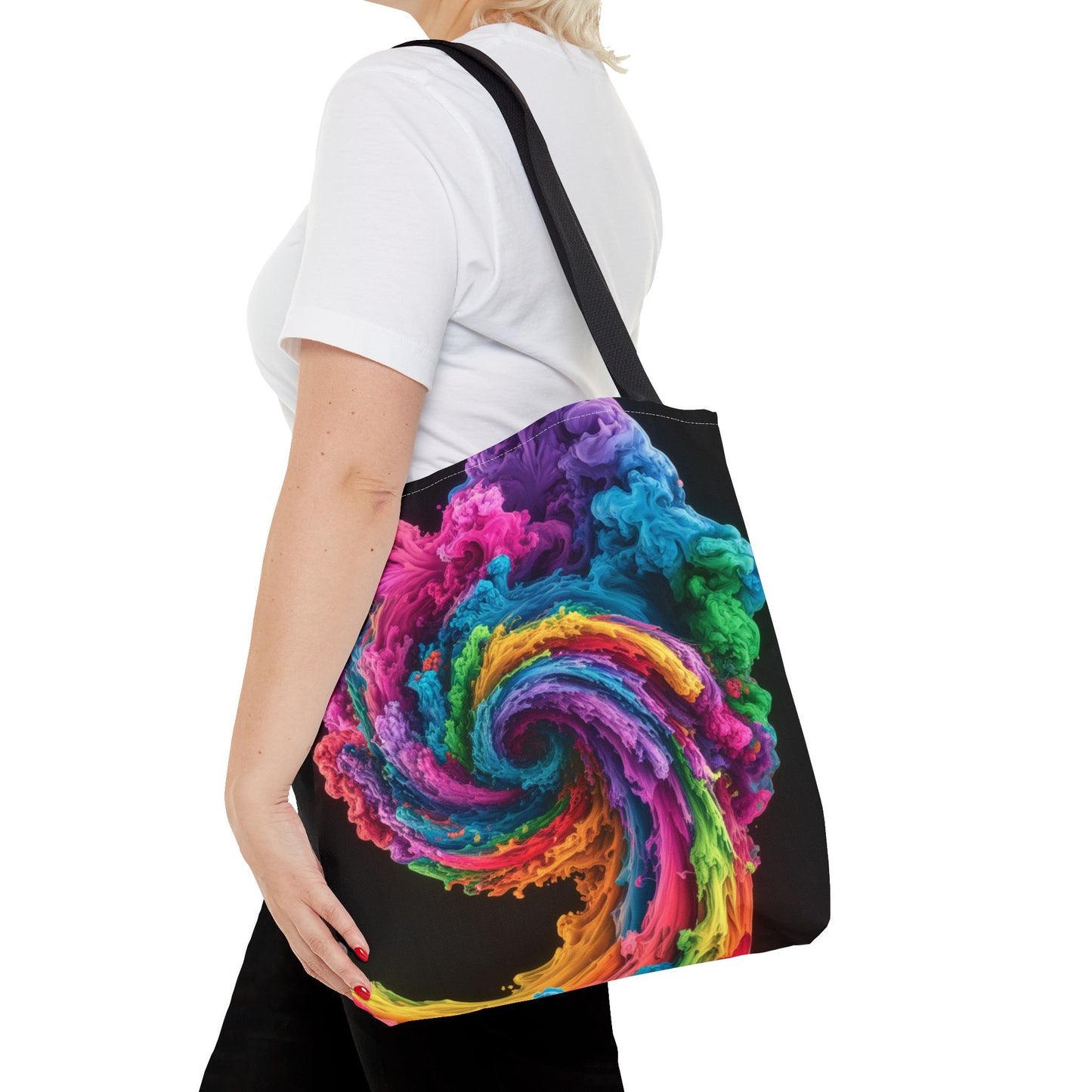 Colorful Swirl Tote Bag