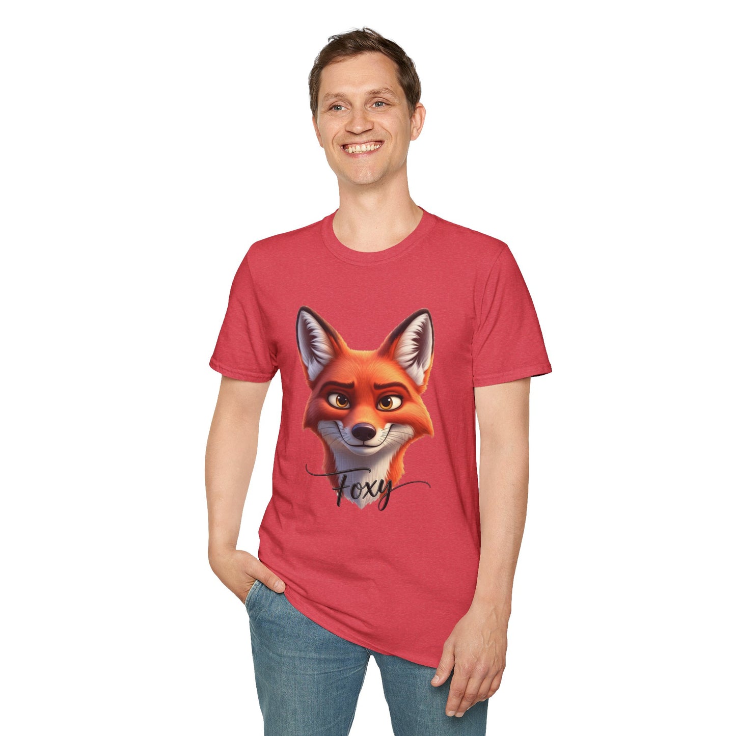 Foxy T-Shirt, Cute Fox Graphic Tee, Animal Lover Shirt, Fun And Confident Top, Playful Pun Gift, Soft Cotton Tee For Everyday Wear