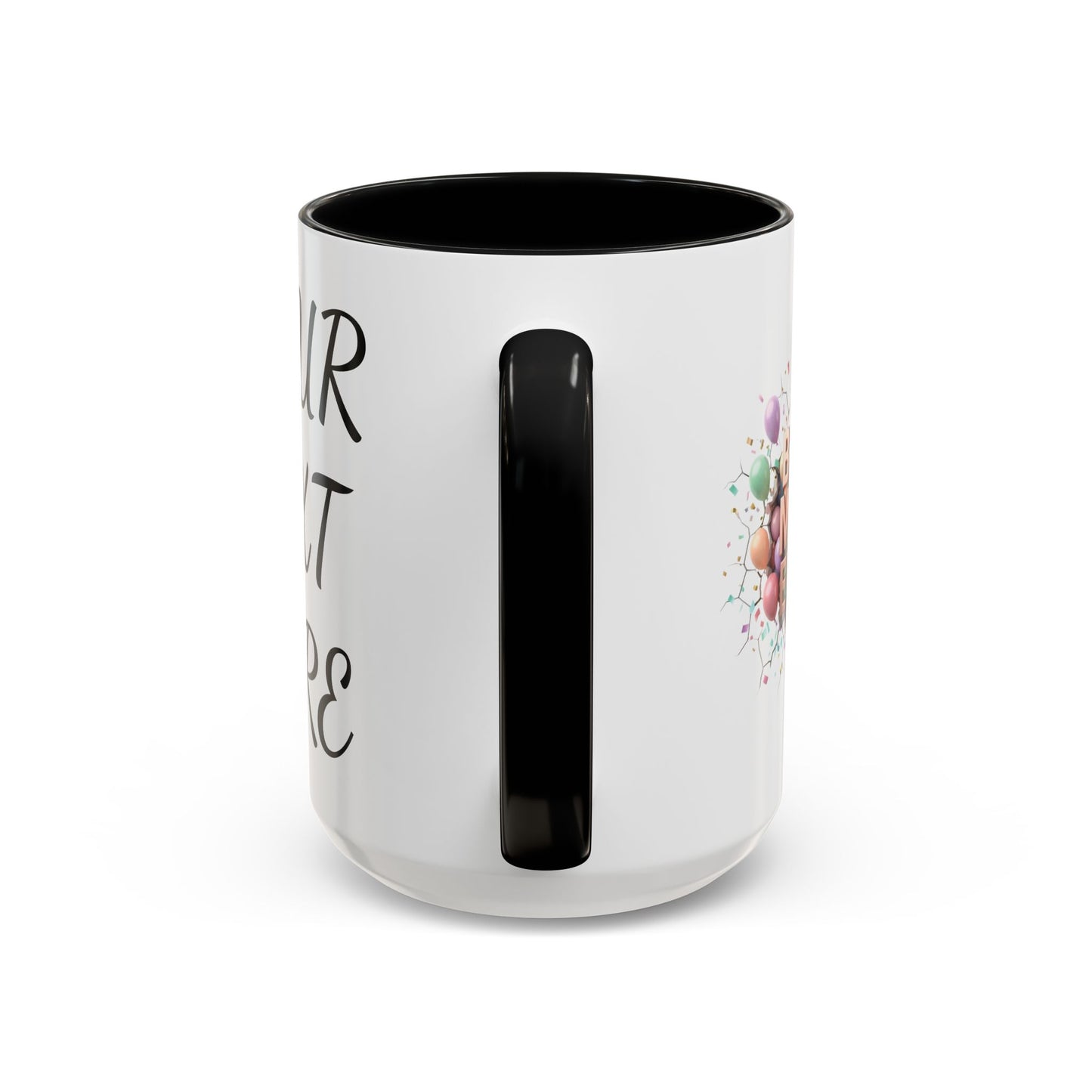 Personalized Mom Mug, Best Mom Ever Gift, Custom Name Coffee Cup, 3D Balloon Design, Mothers Day Gift, New Mom Gift 2025, Custom Mug