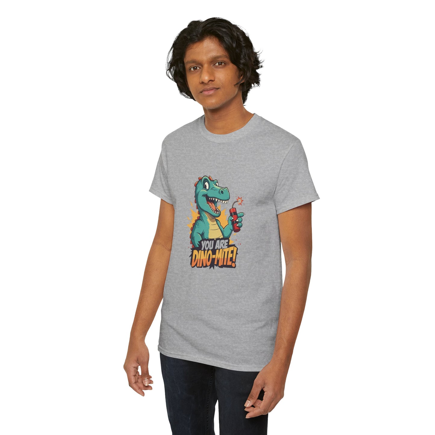 You Are Dino-Mite T-Shirt – Funny Dinosaur Graphic Tee | Cute T-Rex Shirt for Kids & Adults | Unisex Dino Lover Gift | Explosion Design
