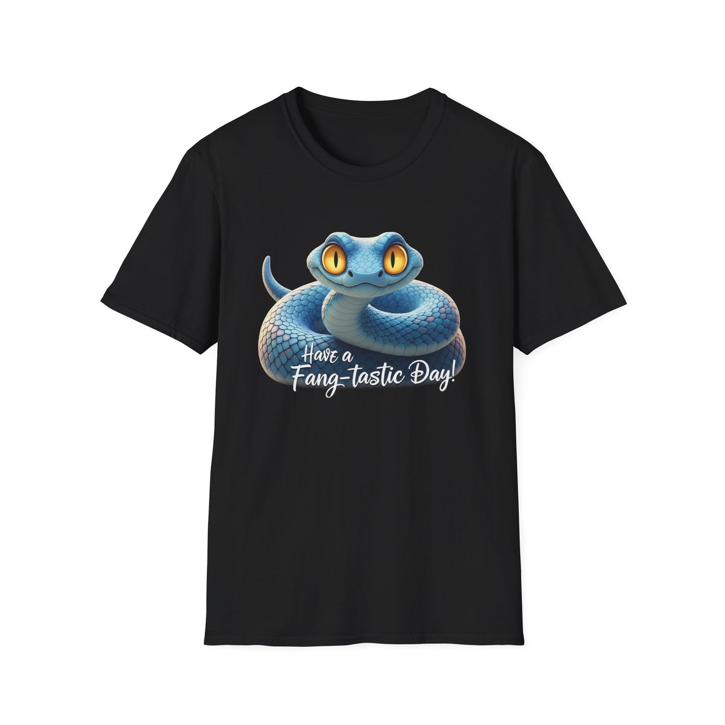 Have A Fang-tastic Day Snake T-Shirt, Funny Reptile Tee, Cute Snake Lover Gift, Animal Pun Shirt, Humor Top For Her Or Him