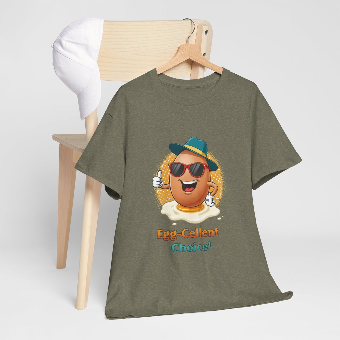 Funny Egg Shirt | Egg-Cellent Choice T-Shirt | Pun Food Tee | Breakfast Lover Gift | Cool Cartoon Egg Shirt | Dad Joke Shirt