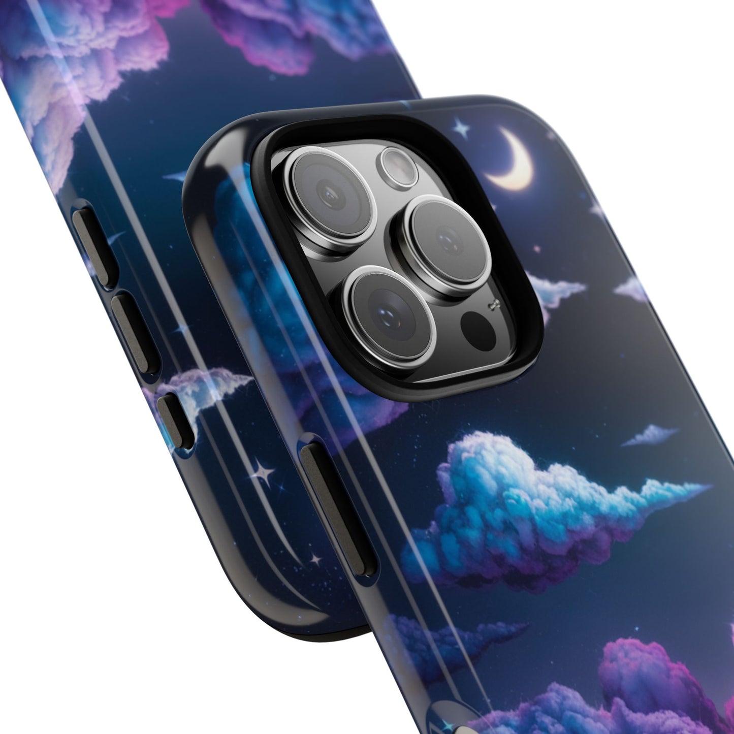 Dreamy Clouds & Moon Tough iPhone Case