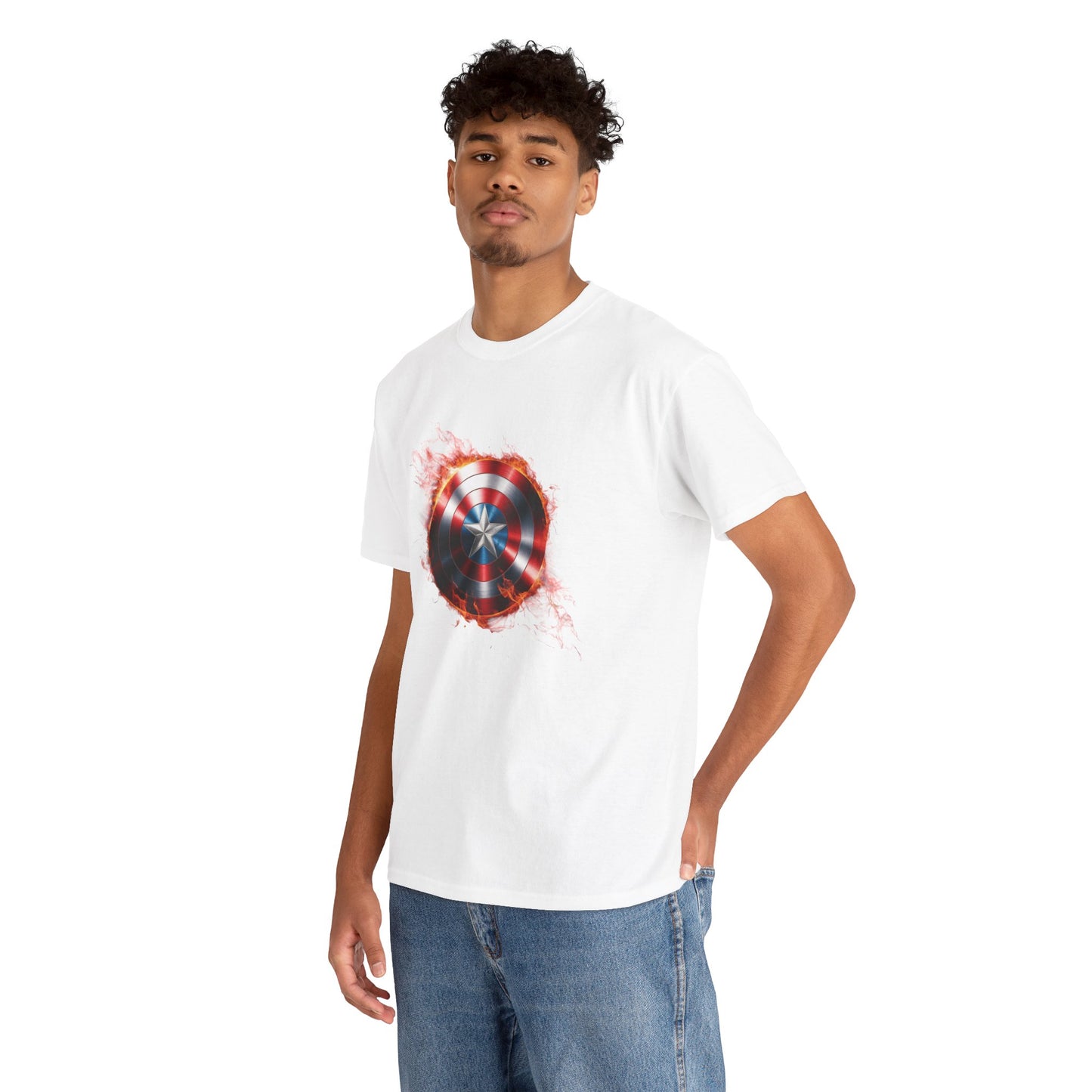 Captain America Flame Tee
