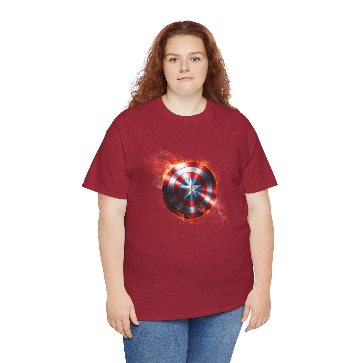 Captain America Flame Tee