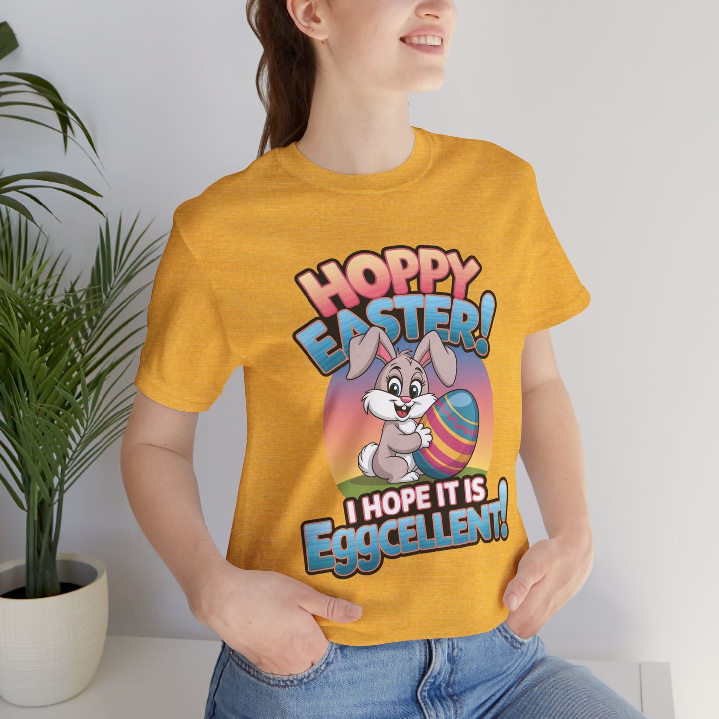 Happy Easter Unisex Tee Easter Shirt Easter Bunny T Shirt Easter Apparel Easter Bunny Outfit