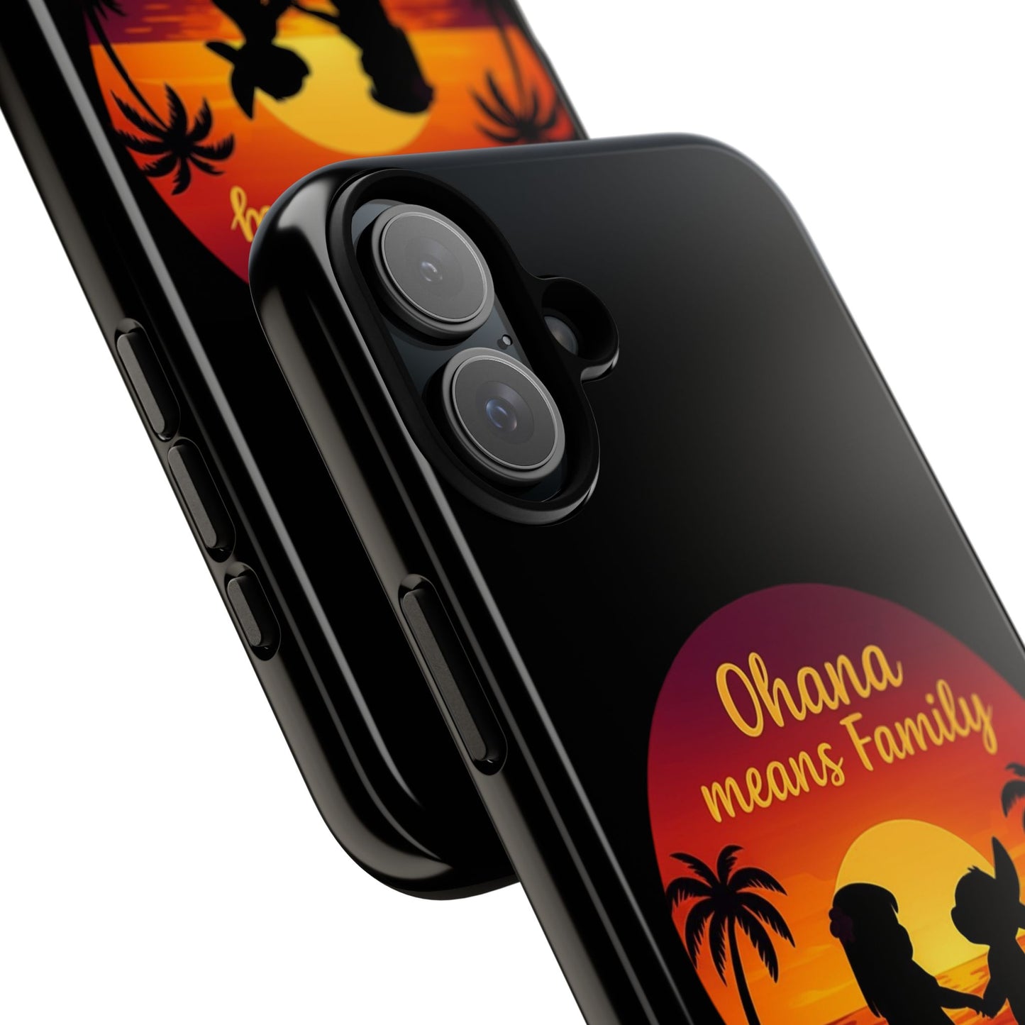 Ohana Means Family iPhone Case – Lilo and Stitch-Inspired Cover – Cute Tropical Gift – Protective iPhone Case