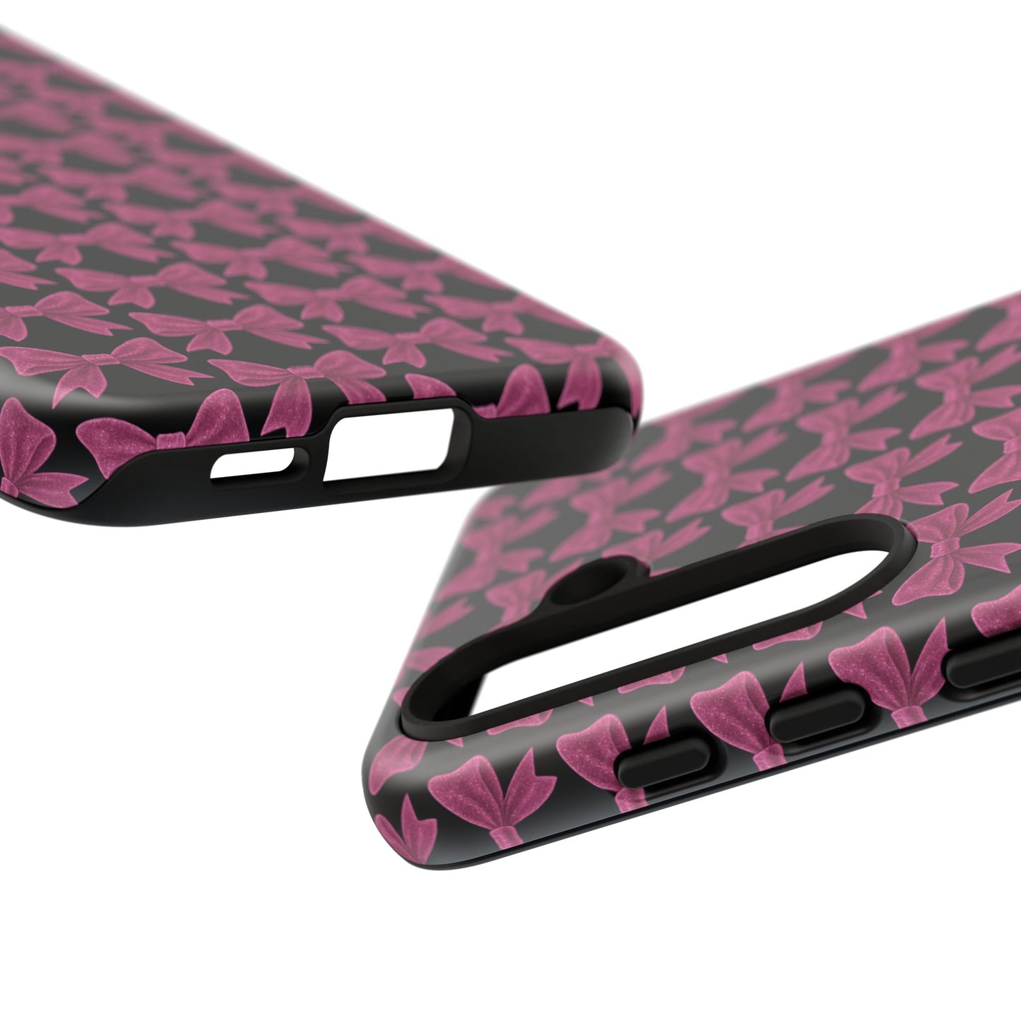 Pink Bow Samsung Case Coquette Aesthetic Phone Cover Cute Girly Phone Case Glossy Y2K Accessory Kawaii Samsung Case Gift