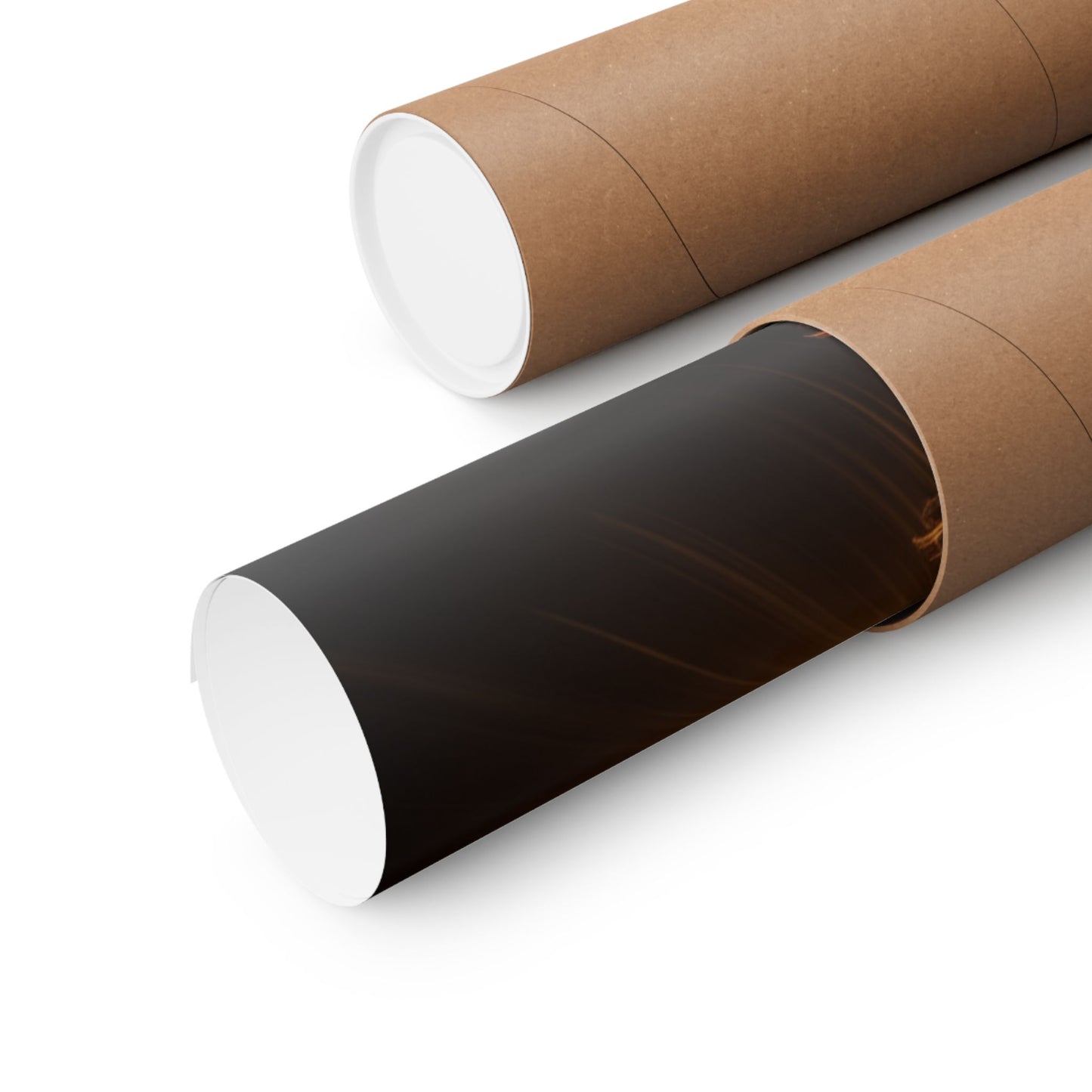 Spiritual Matte Vertical Posters - Fiery Cross Design